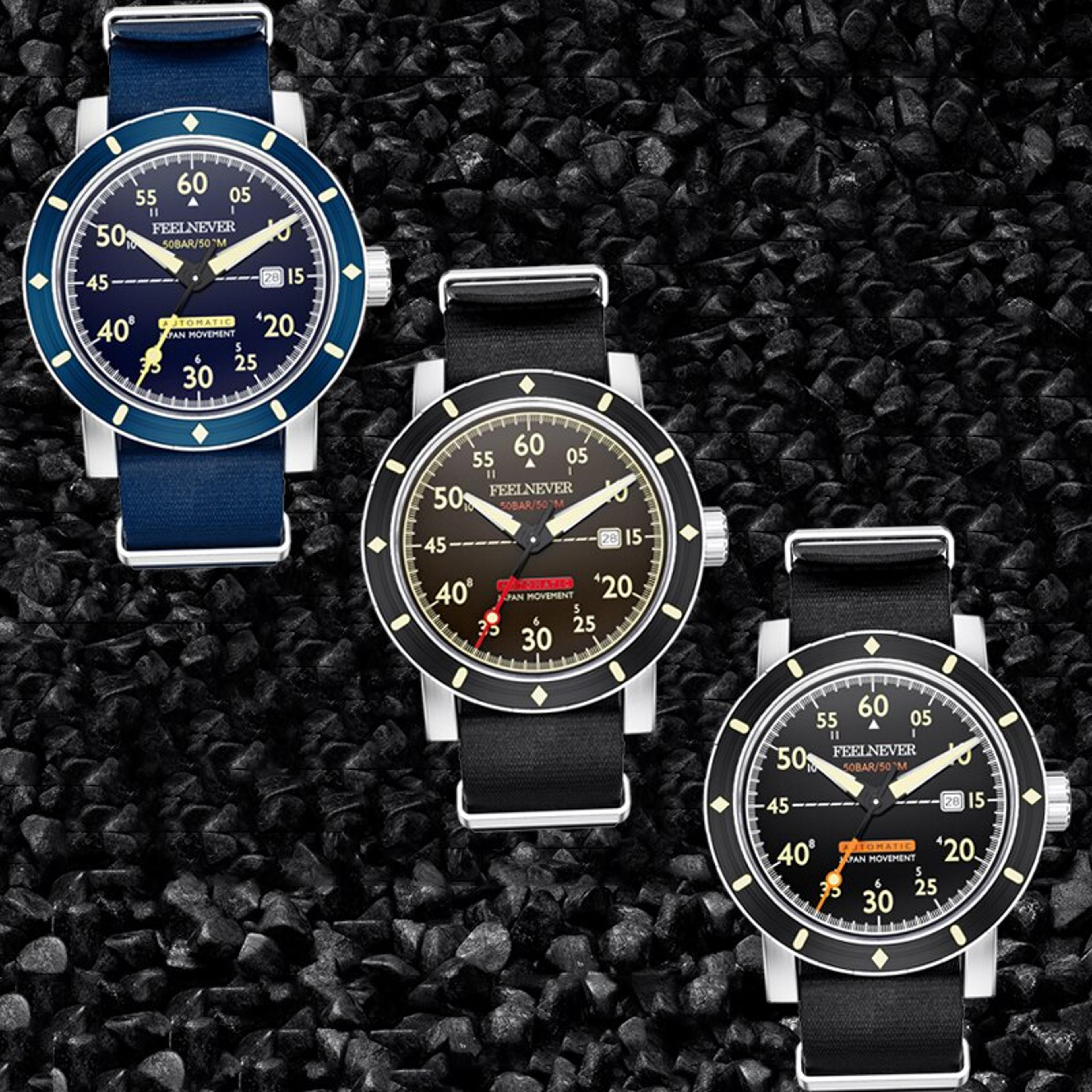 Automatic Dive Watch For Men With Sapphire Crystal Mechanical Movement 5