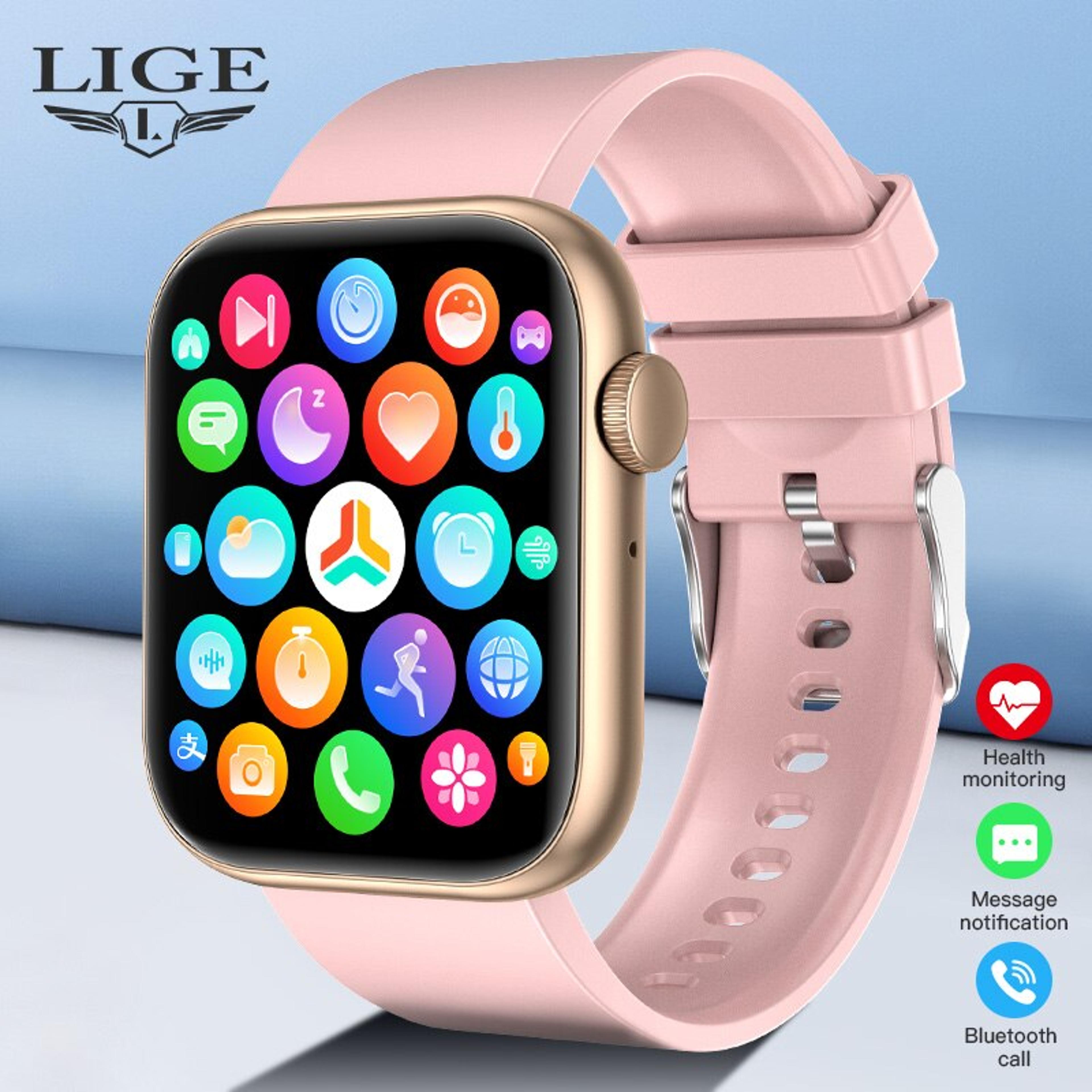 womens smart watch bluetooth calling full touch fitness tracker