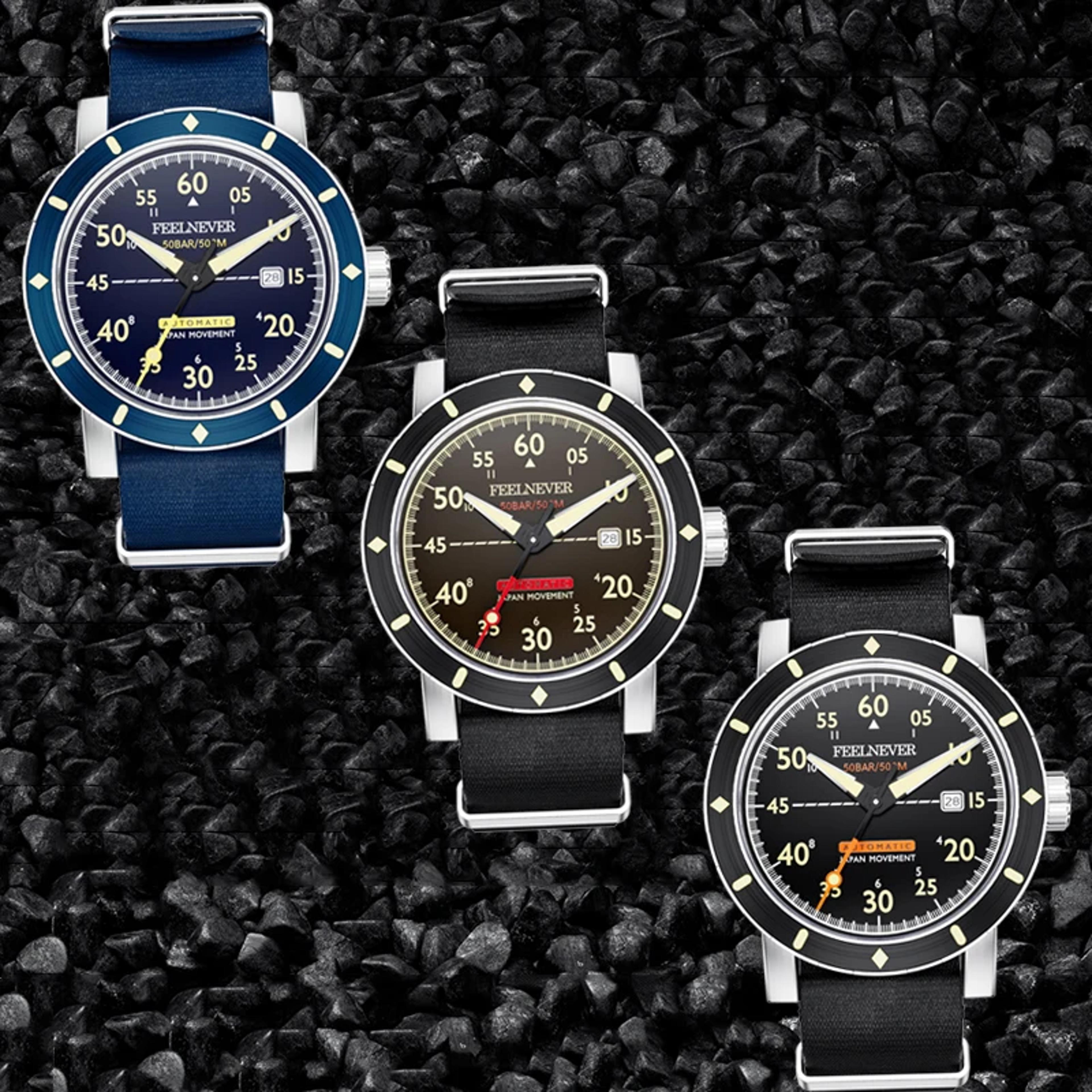 Waterproof Automatic Dive Watch For Men With Sapphire Crystal 5