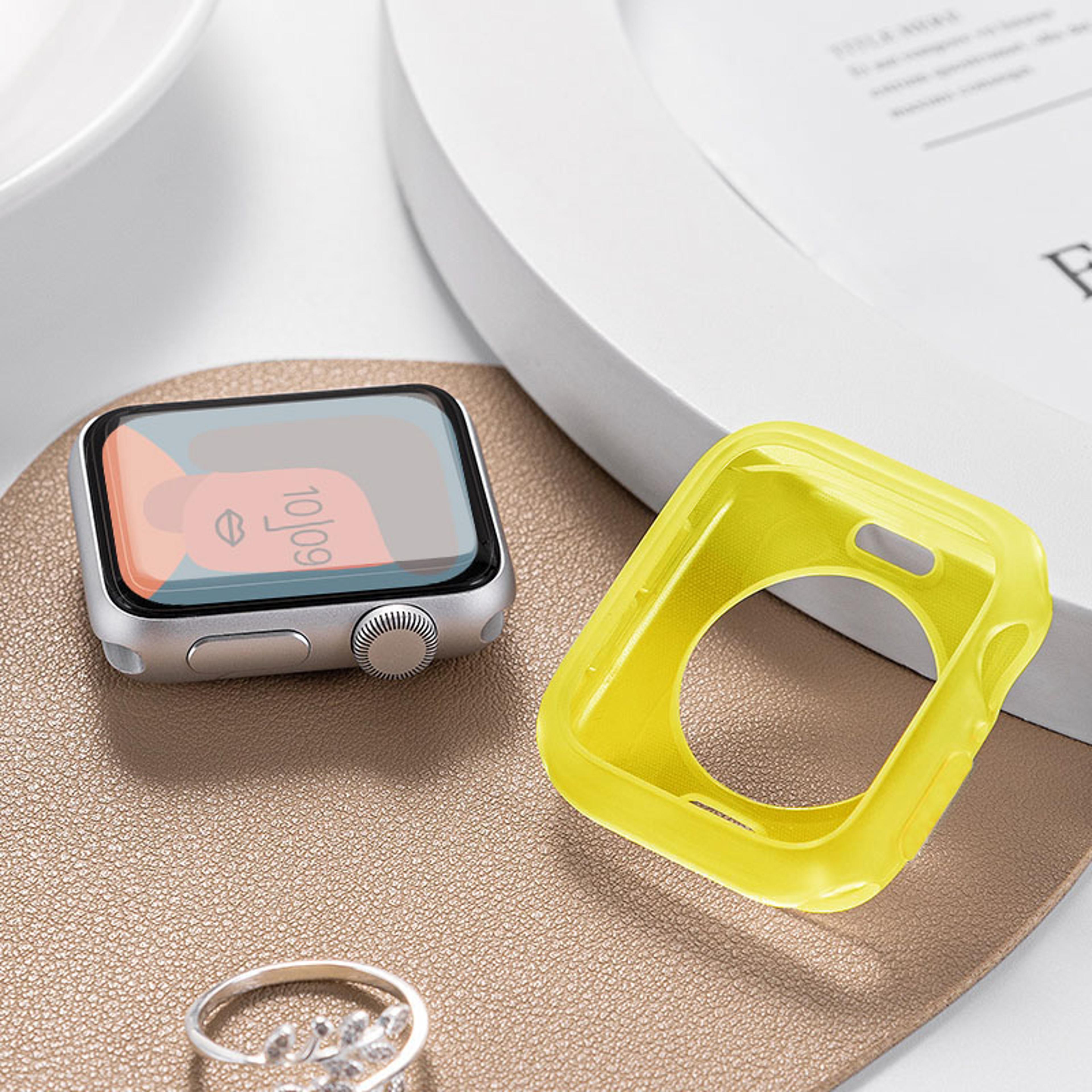 Glow In The Dark TPU Apple Watch Case Protective Bumper 8