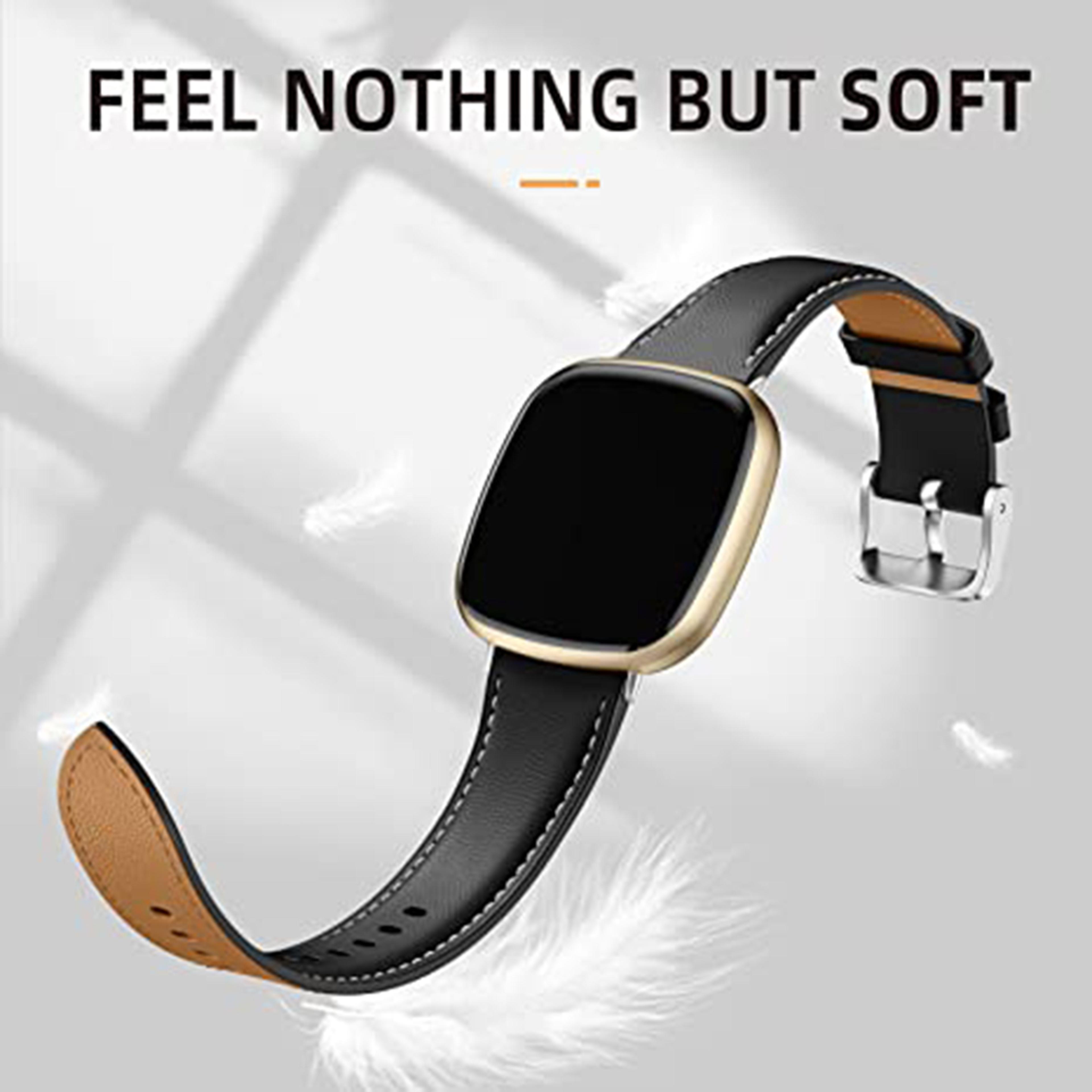 Premium Genuine Leather Fitbit Versa Band Replacement Strap For Versa 1