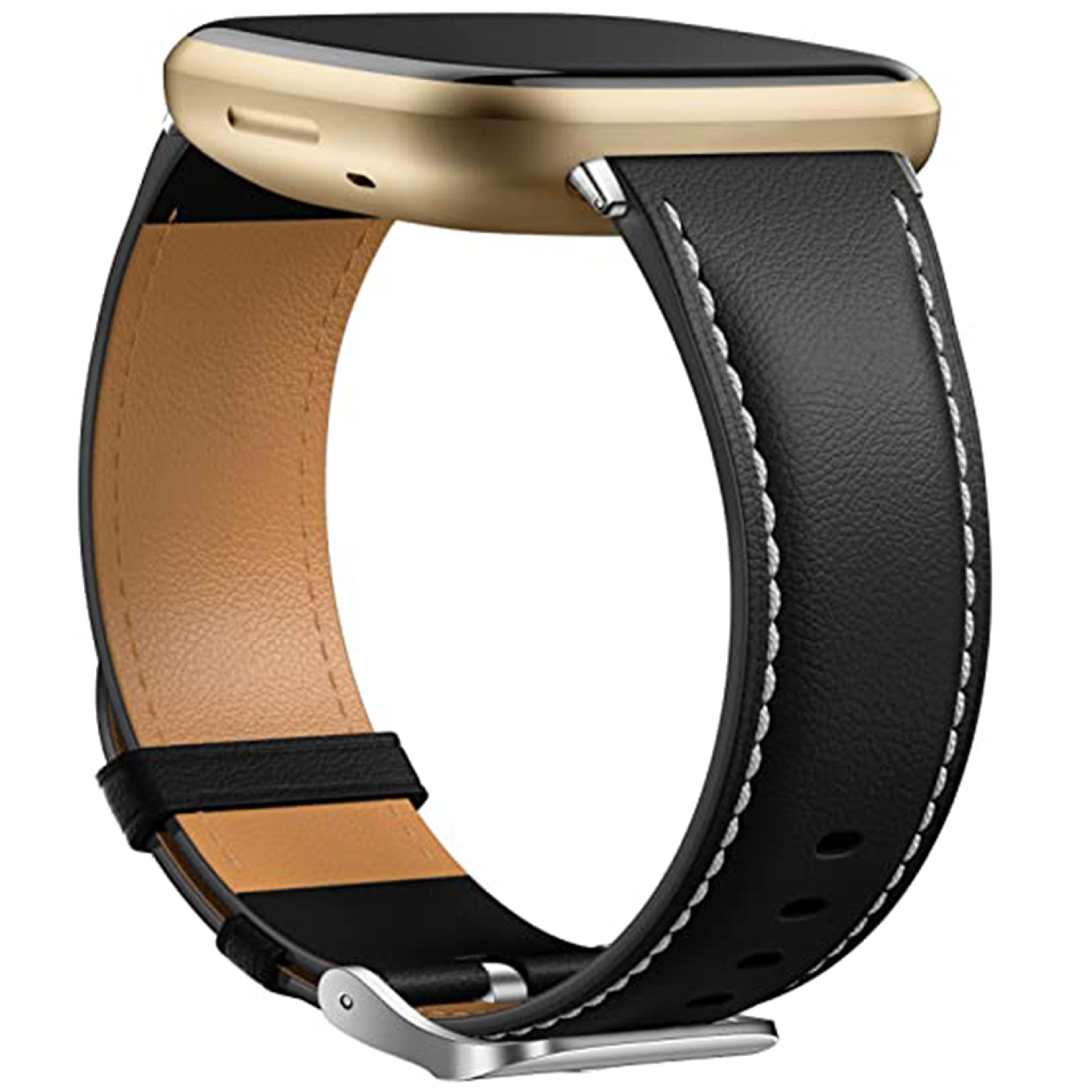 Premium Genuine Leather Fitbit Versa Band Replacement Strap For Versa 0