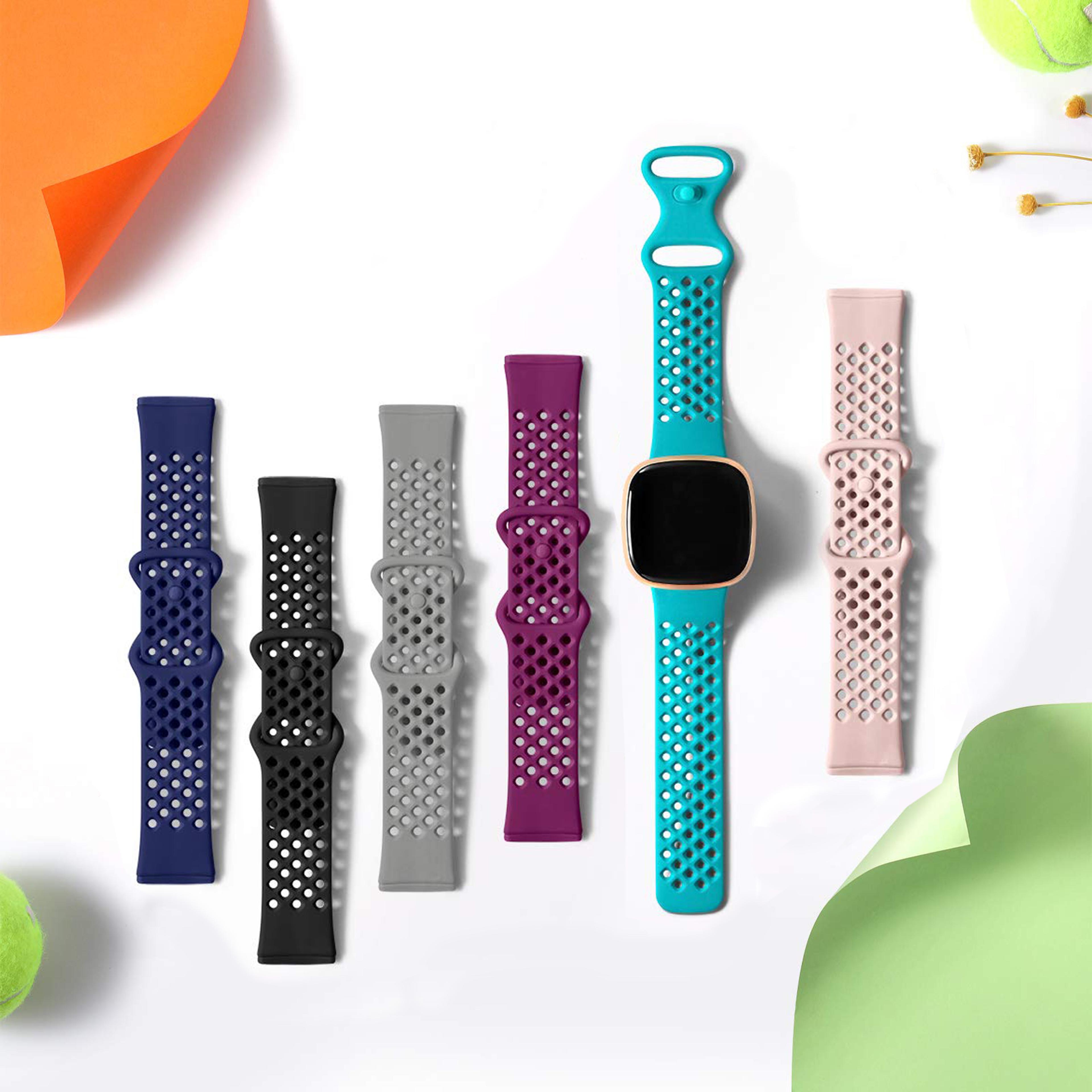 Breathable Silicone Sport Band For Fitbit Versa And Fitbit Sense 1