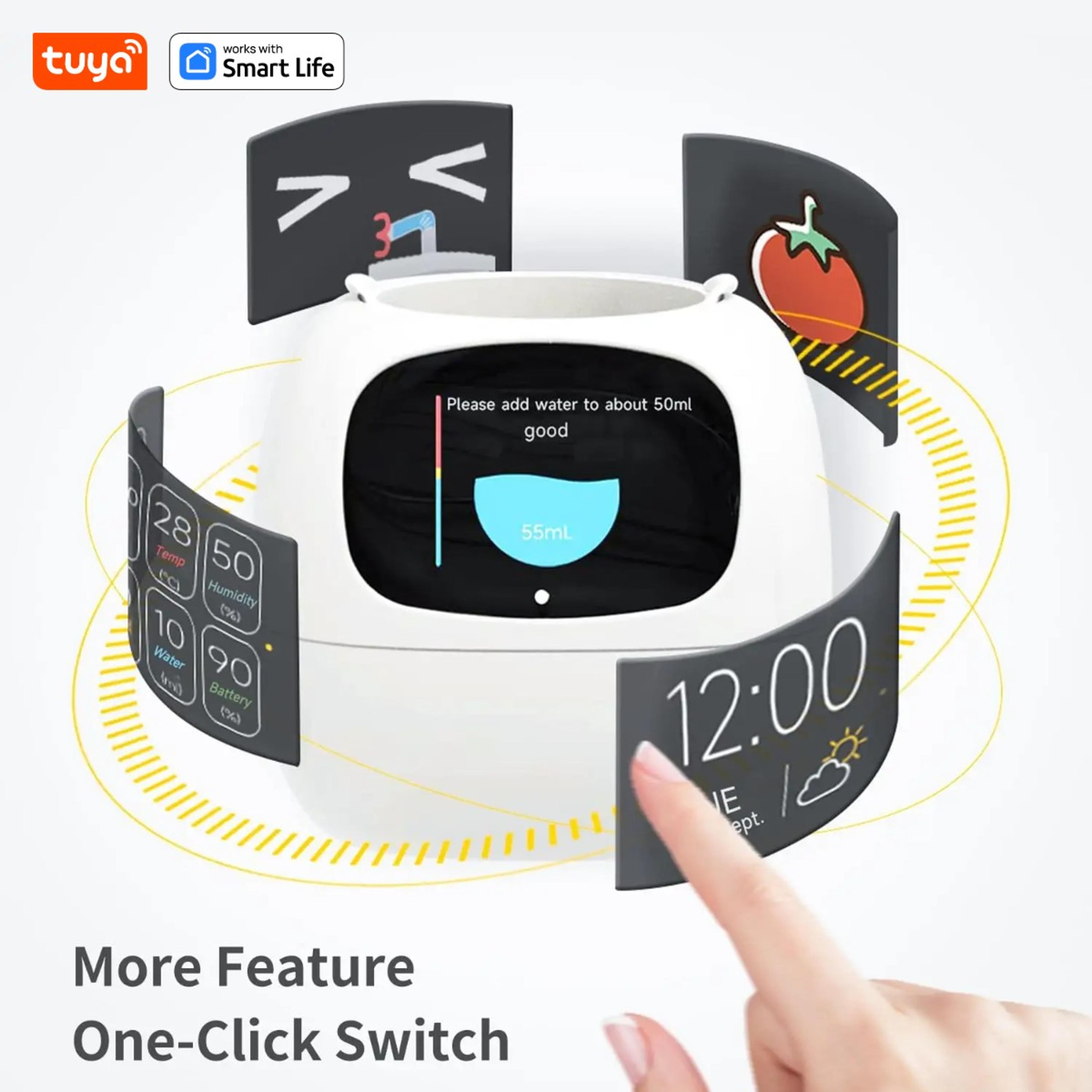Smart AI Plant Pot With App Control Intelligent Indoor Planter For Easy Plant Care 5