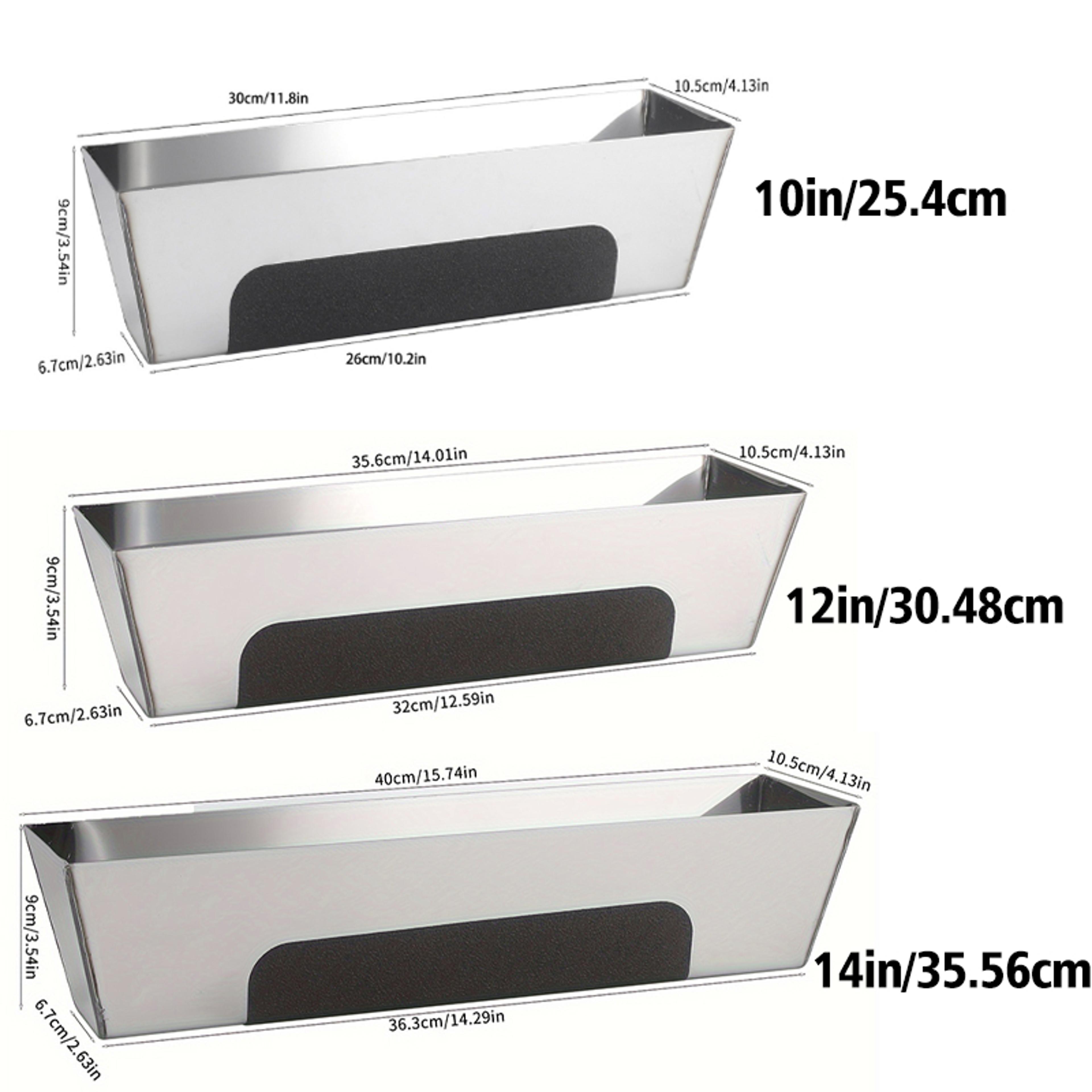 stainless steel drywall mud pan with non slip grip for taping and spreading