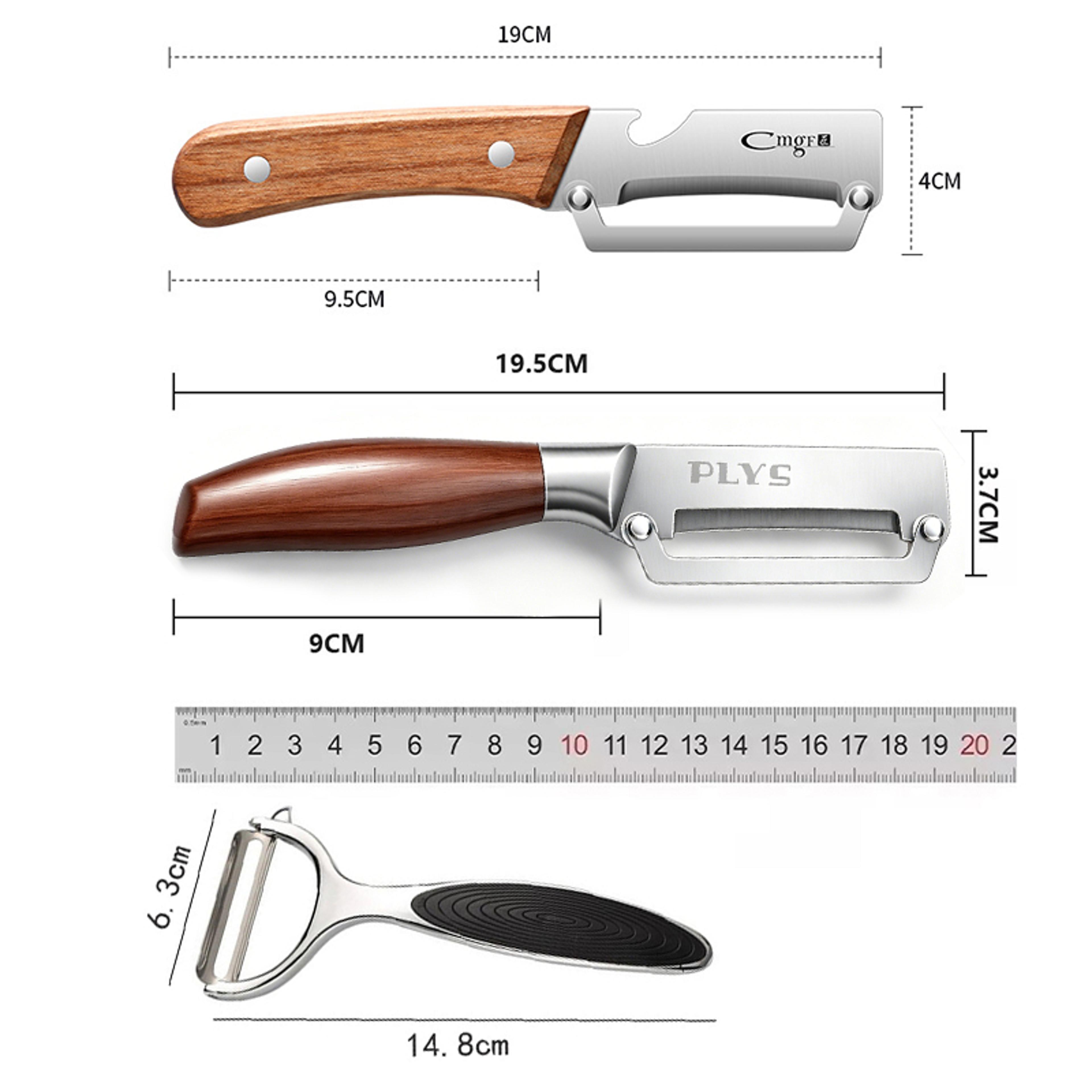 Stainless Steel Vegetable Peeler Fruit Slicer Multifunctional Kitchen Tool 5