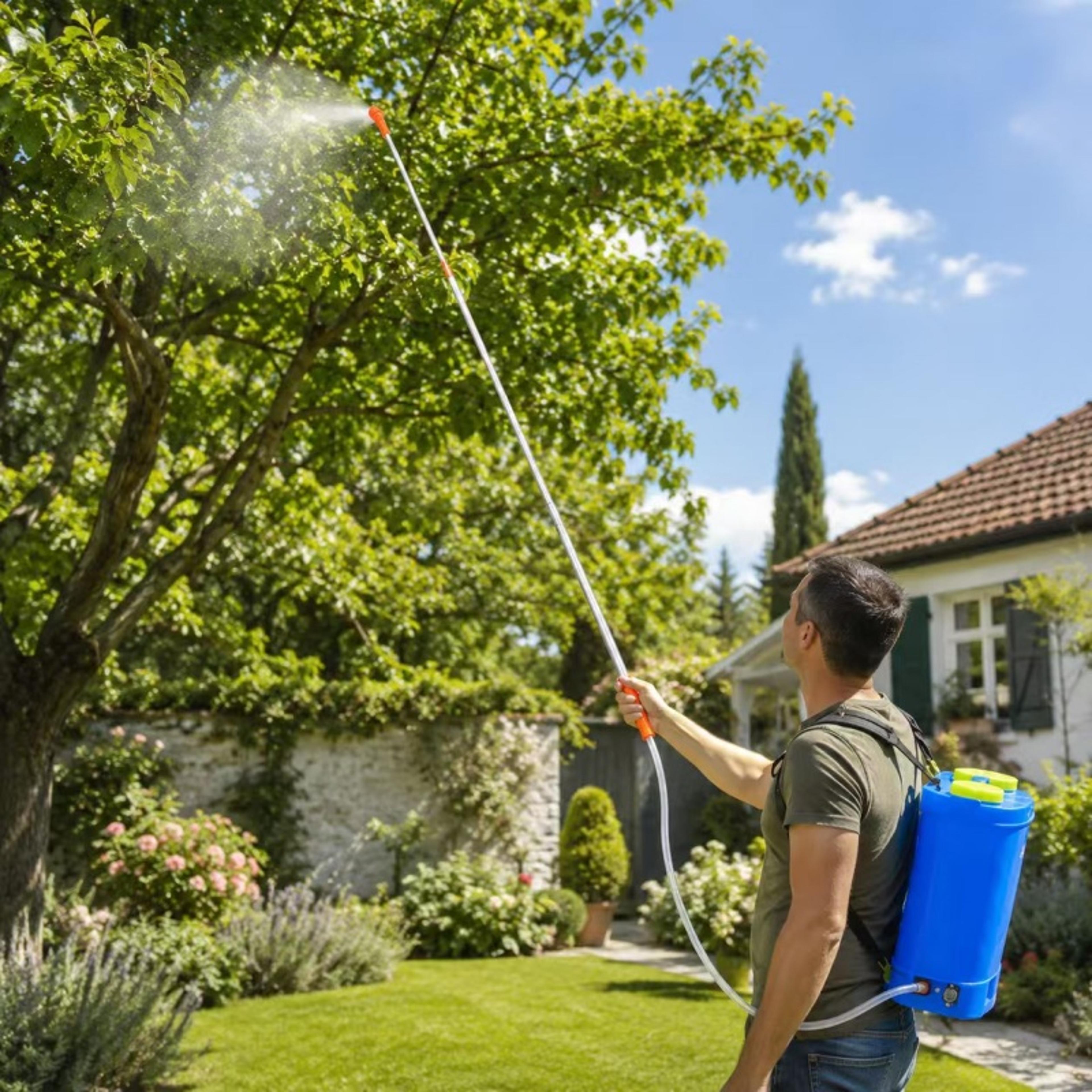 telescopic sprayer wand stainless steel garden sprayer & extension rod