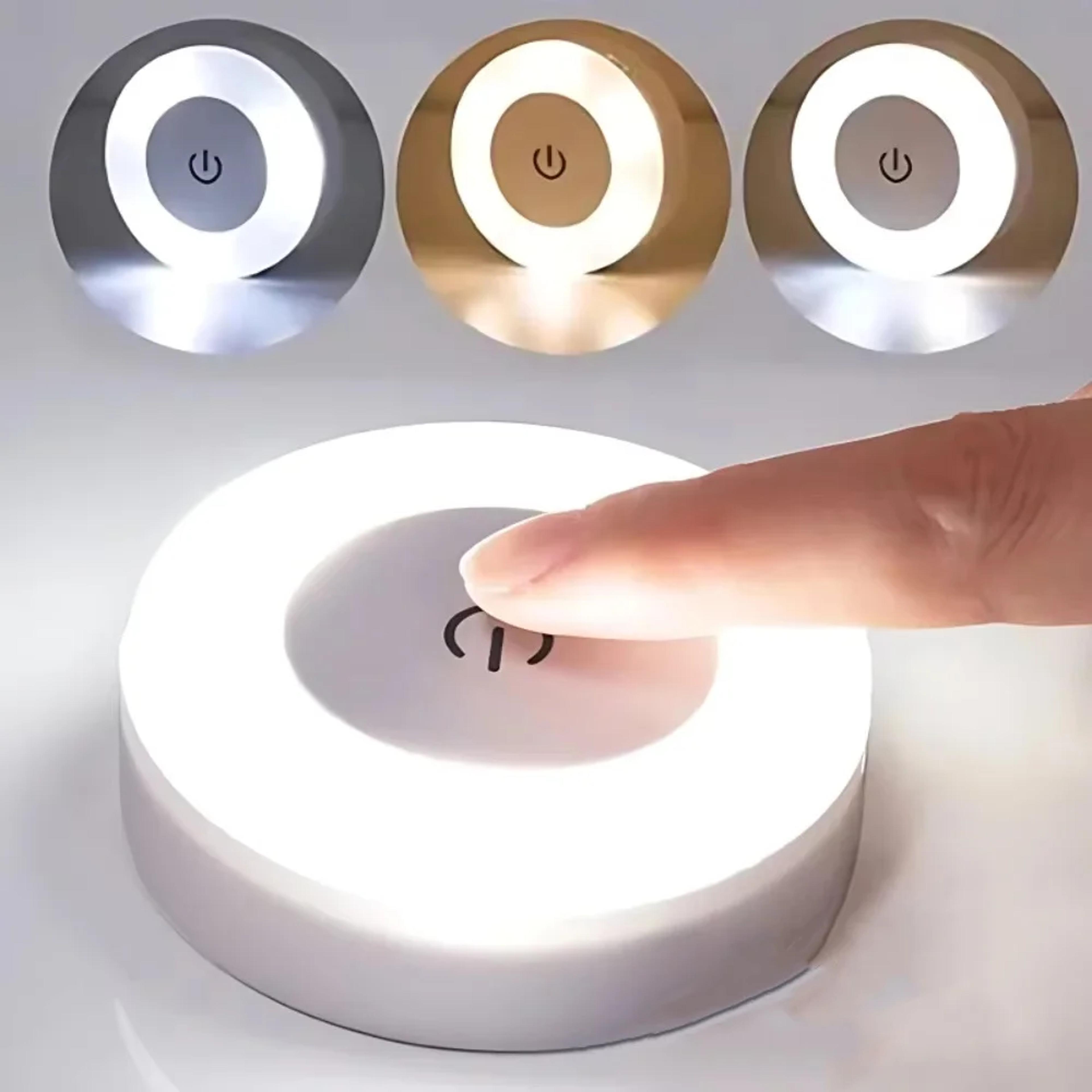 Portable USB Rechargeable LED Wall Light Touch Bedside Night Lamp 4