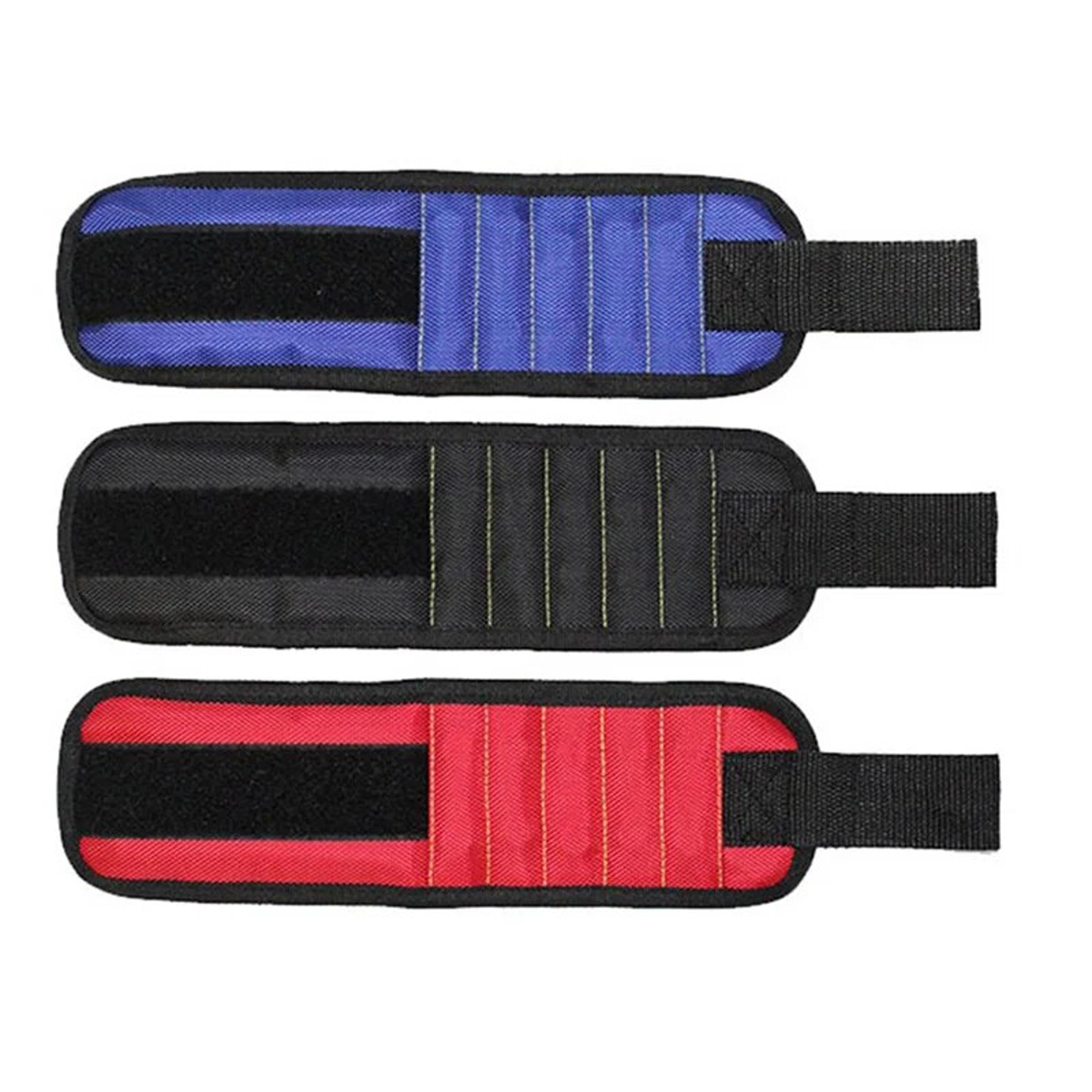 magnetic wristband tool holder with strong magnets for screws nails and drill bits