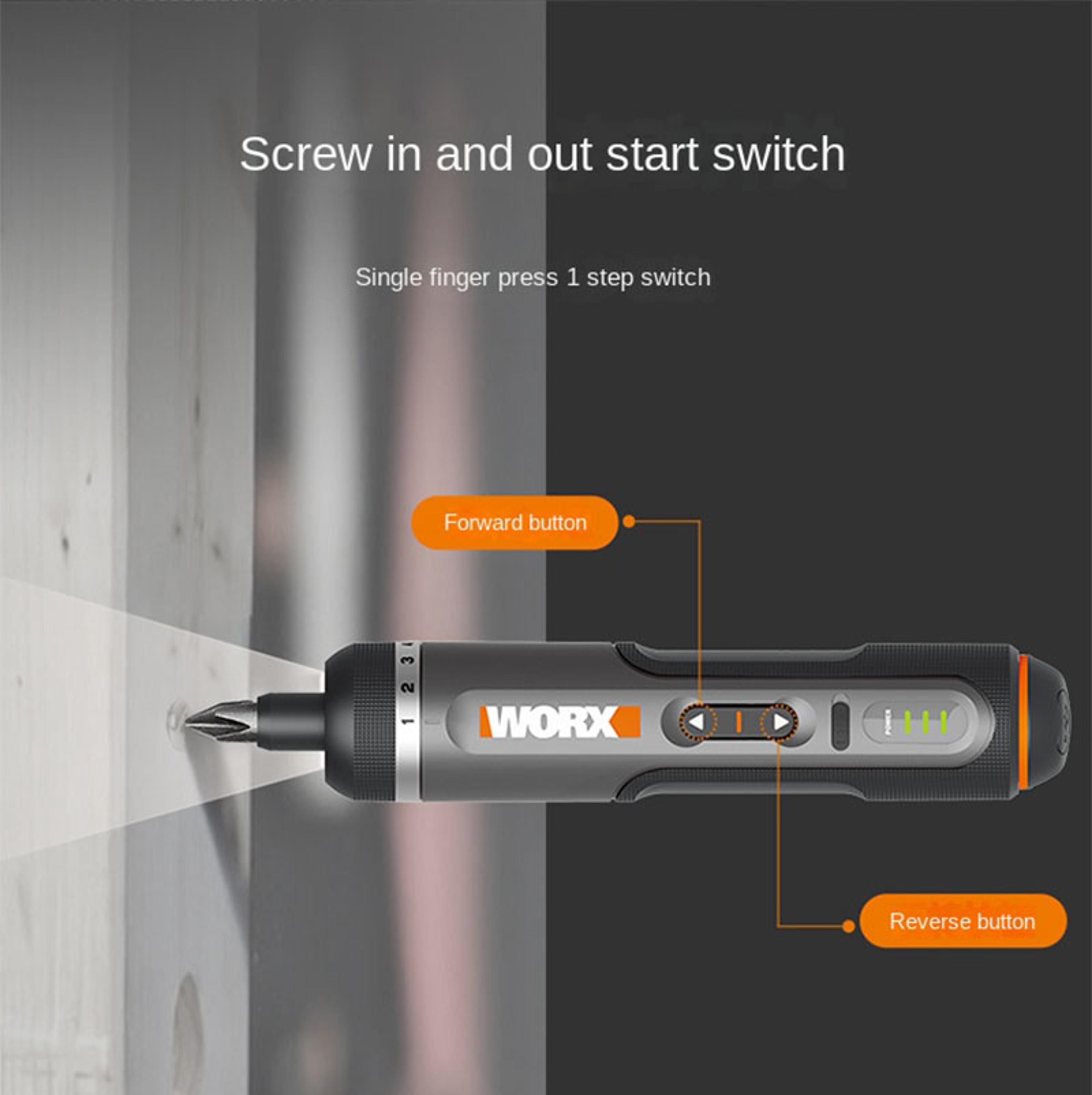 Mini Cordless Electric Screwdriver Rechargeable Bit Set 0