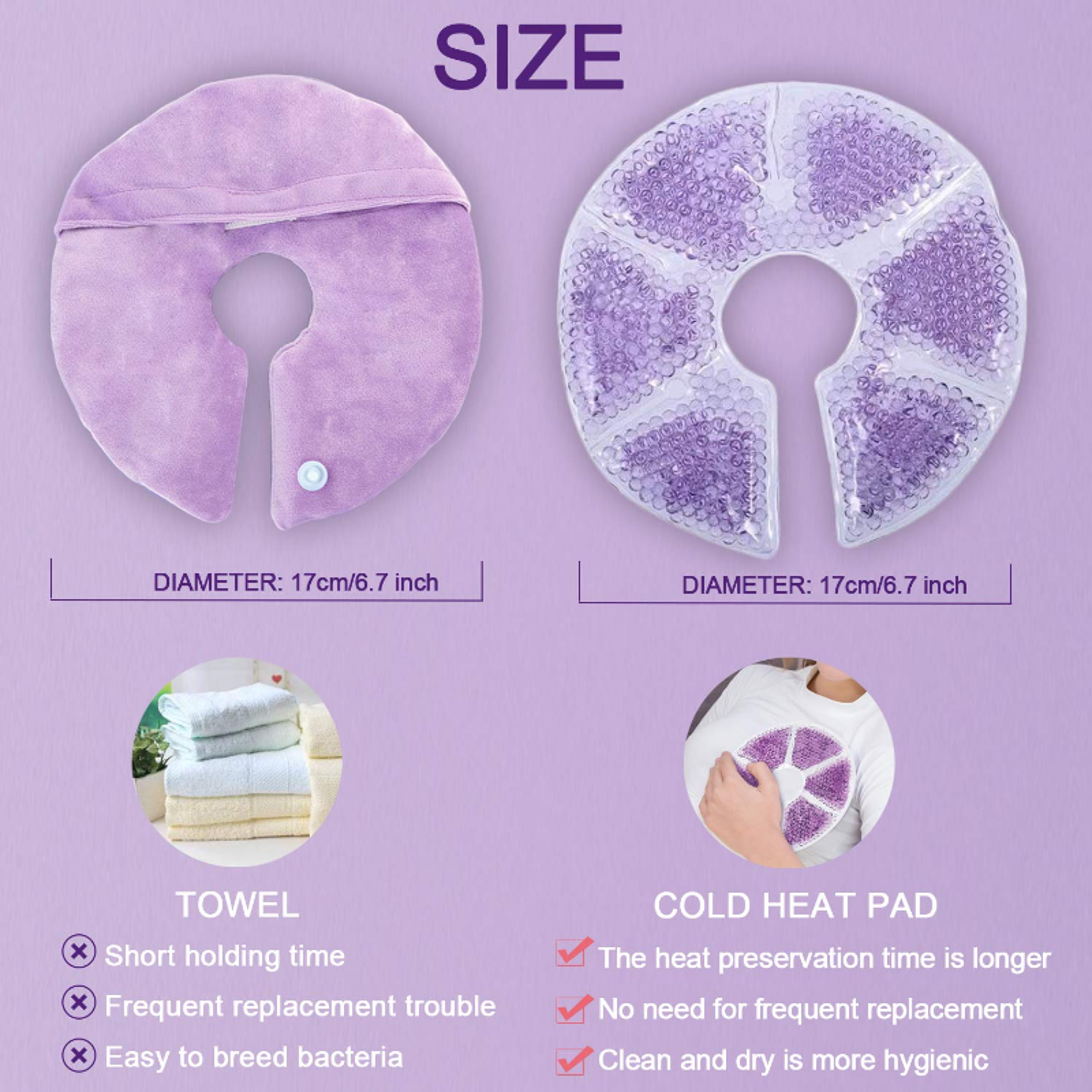 Reusable Hot Cold Breast Therapy Pads For Breastfeeding Relief And Postpartum Comfort 3