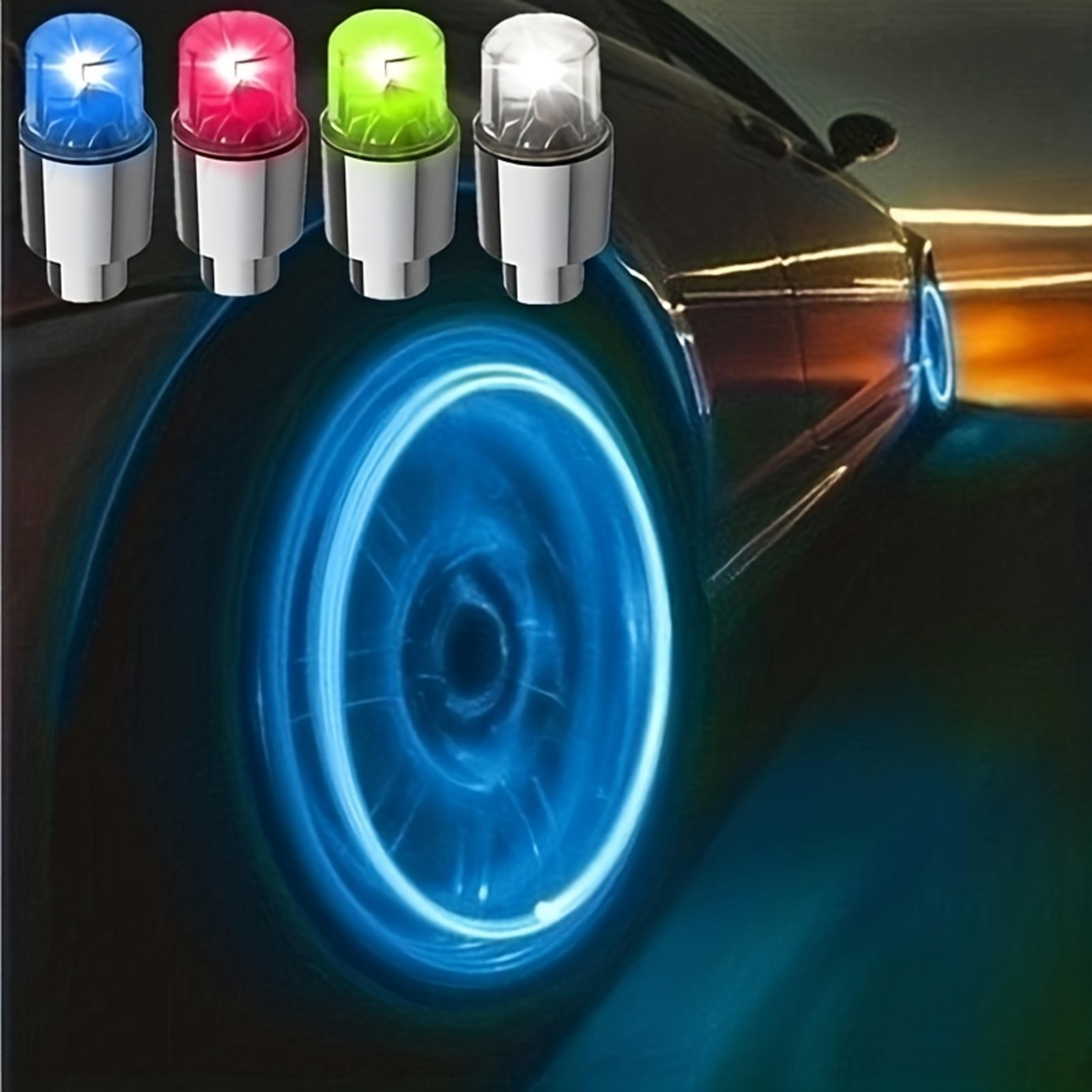 motion activated led tire valve lights for bicycle motorcycle and car wheels