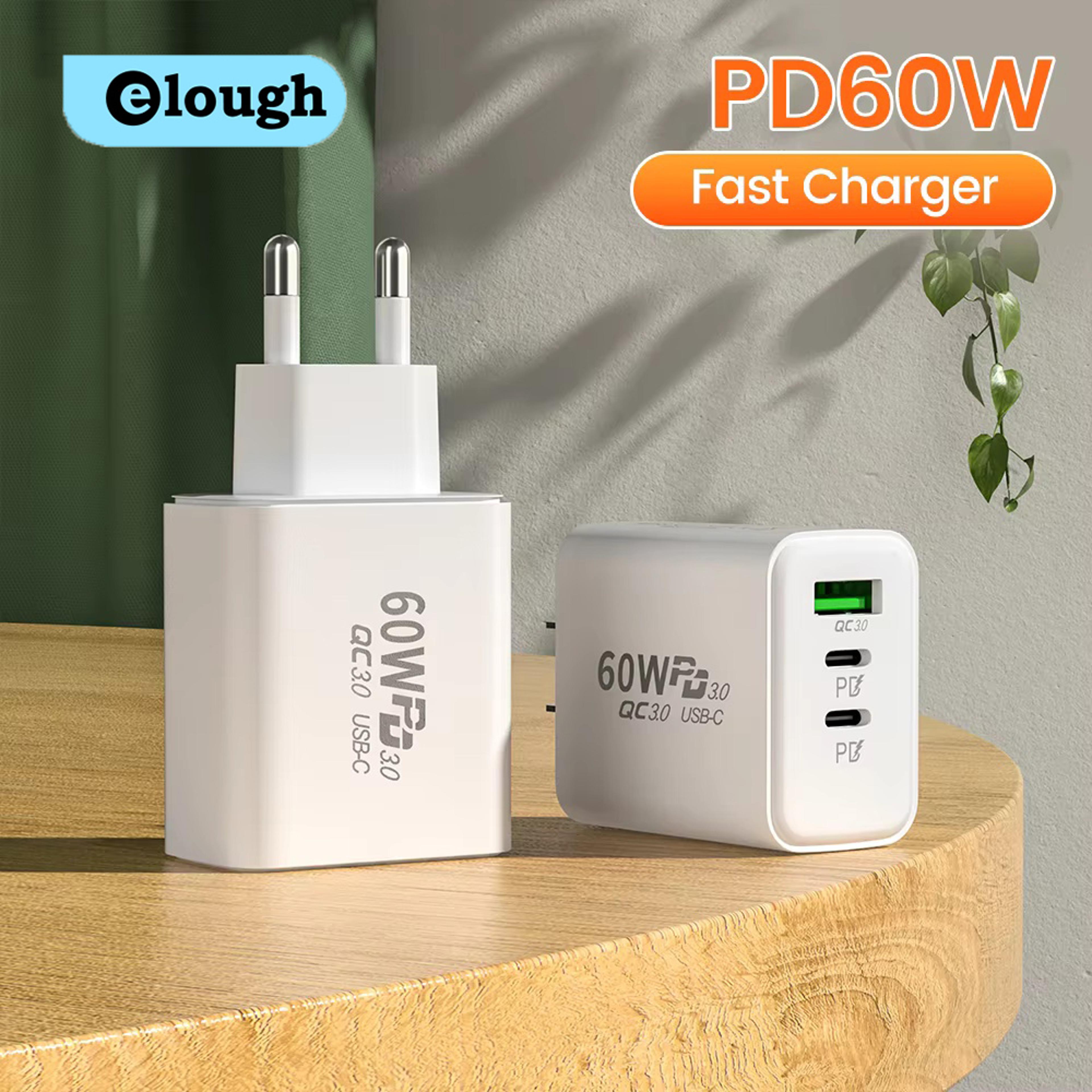USB C Wall Charger With Dual USB C And USB A Outputs 0