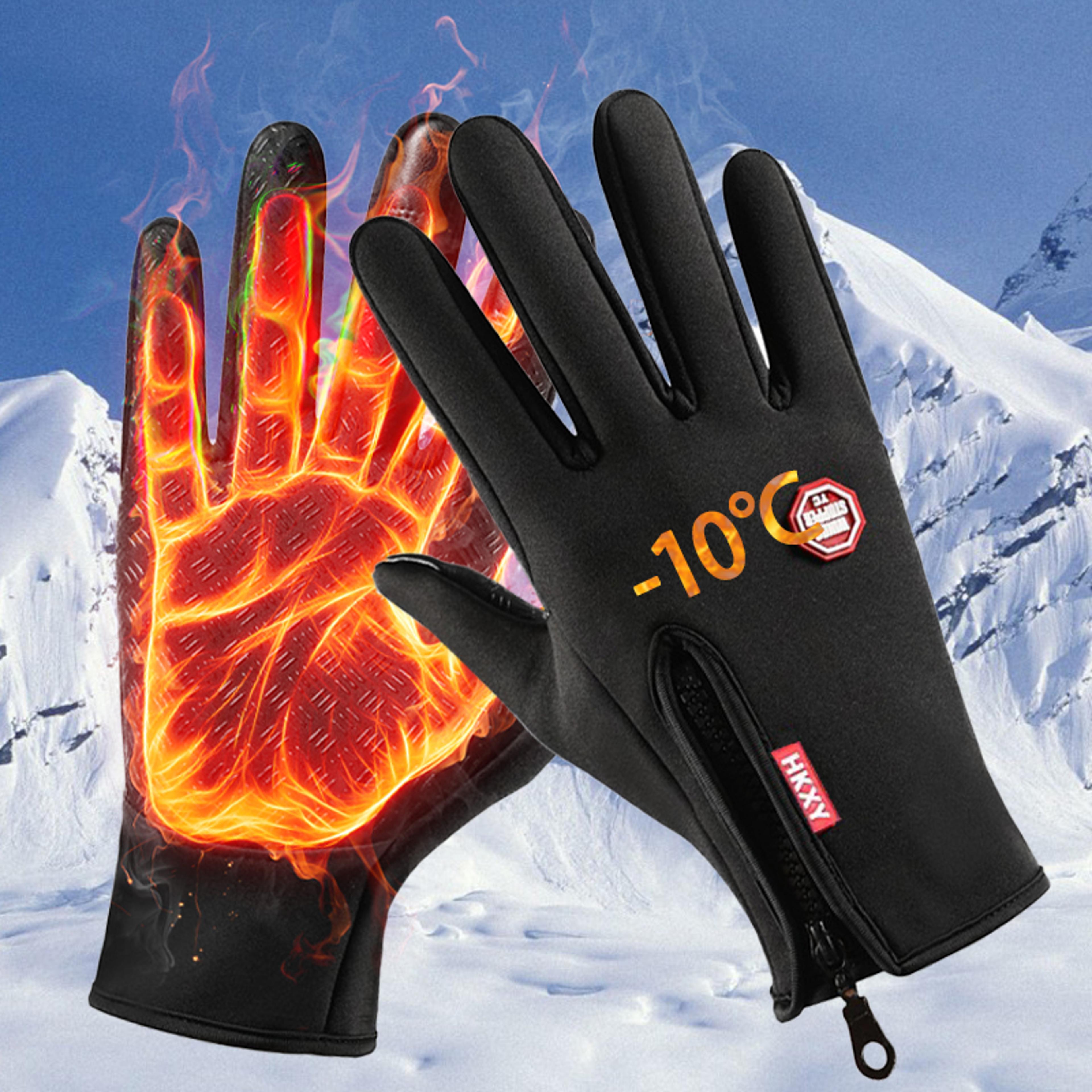 touchscreen winter gloves for men and women windproof non slip sports gloves