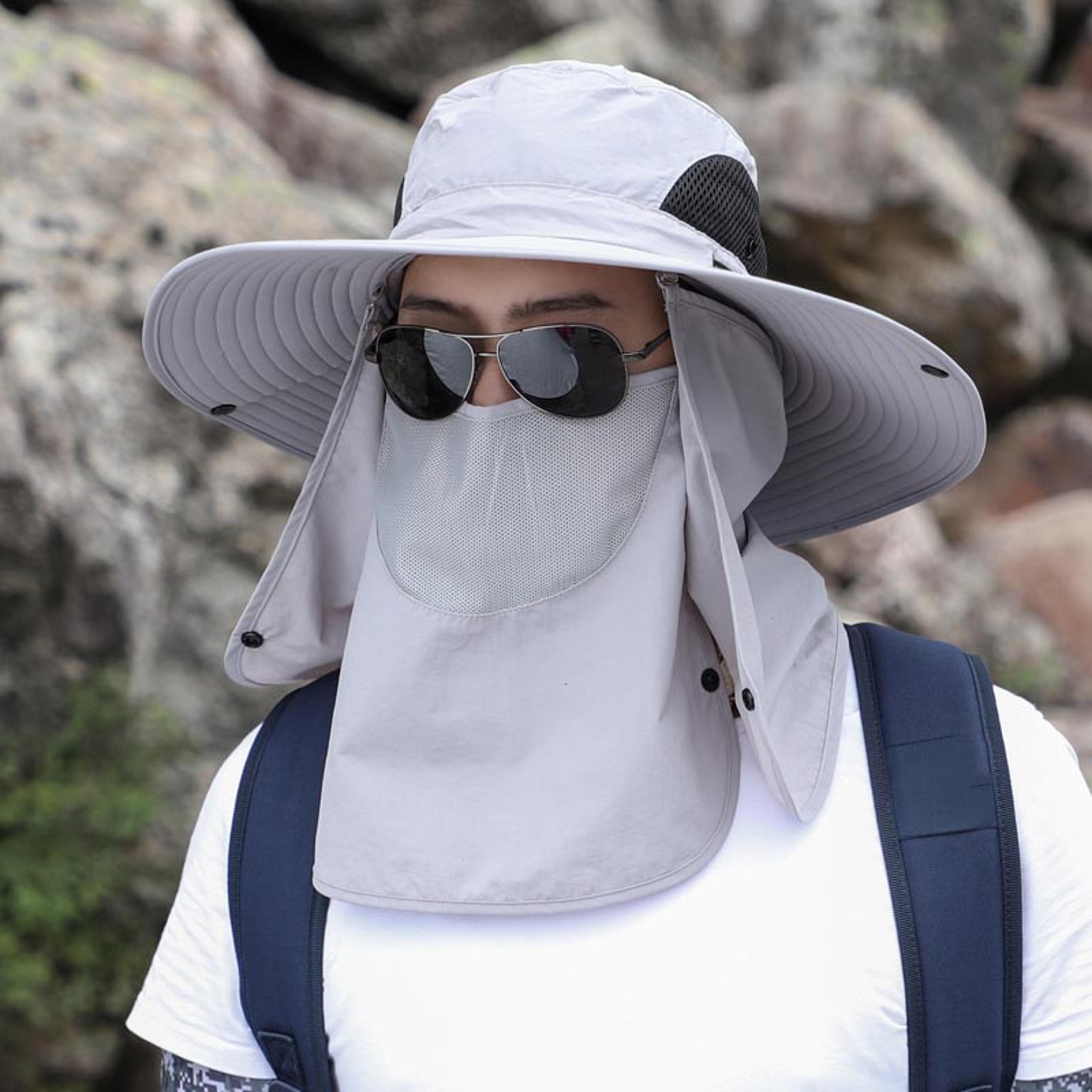 adjustable fishing hat breathable foldable sunshade cap for hiking camping