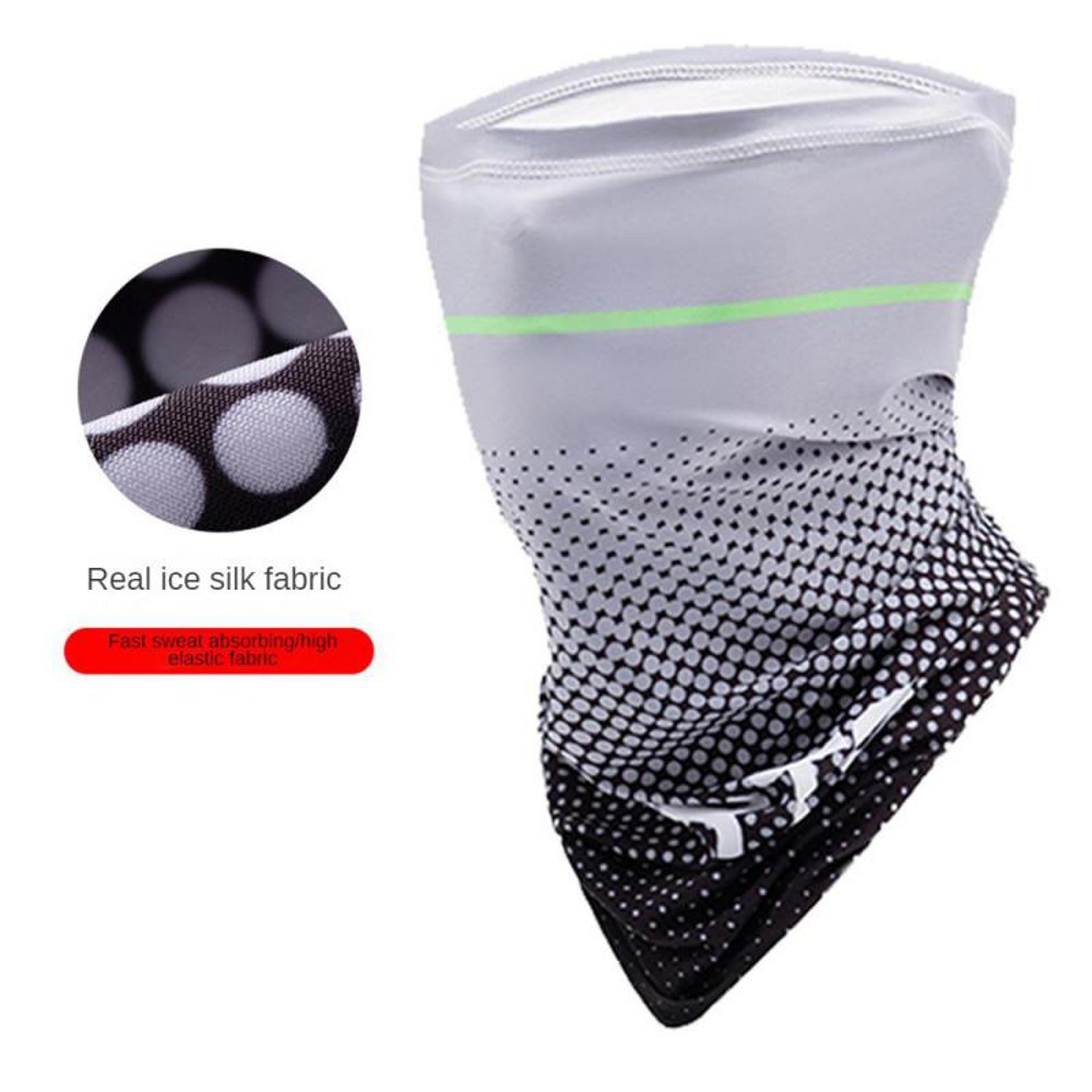 Ice Silk Cycling Face Mask Polyester Neck Gaiter For Hiking Camping And Motorcycle Riding 0