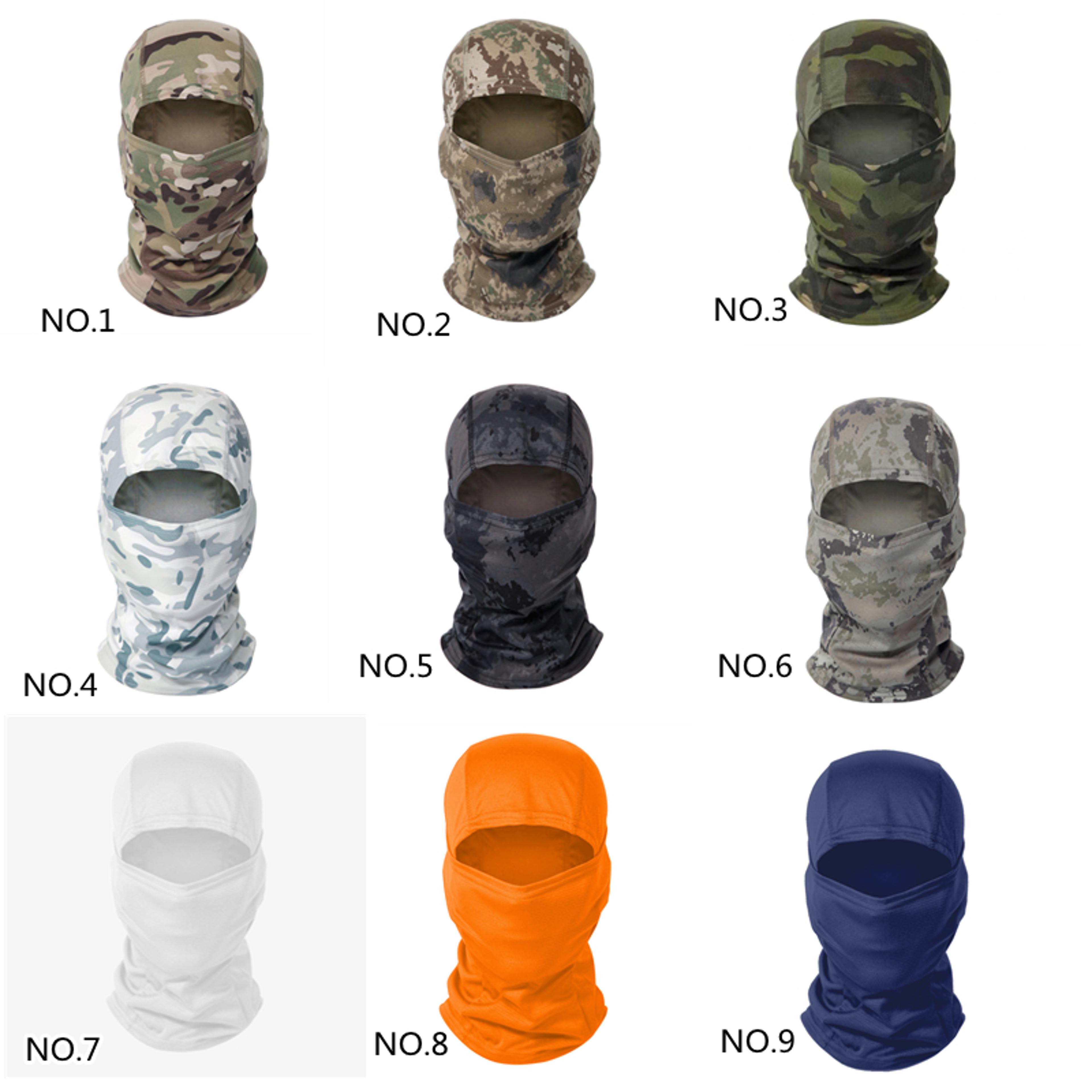 Windproof Polyester Lycra Full Face Balaclava For Cycling Hiking Hunting And Skiing 2