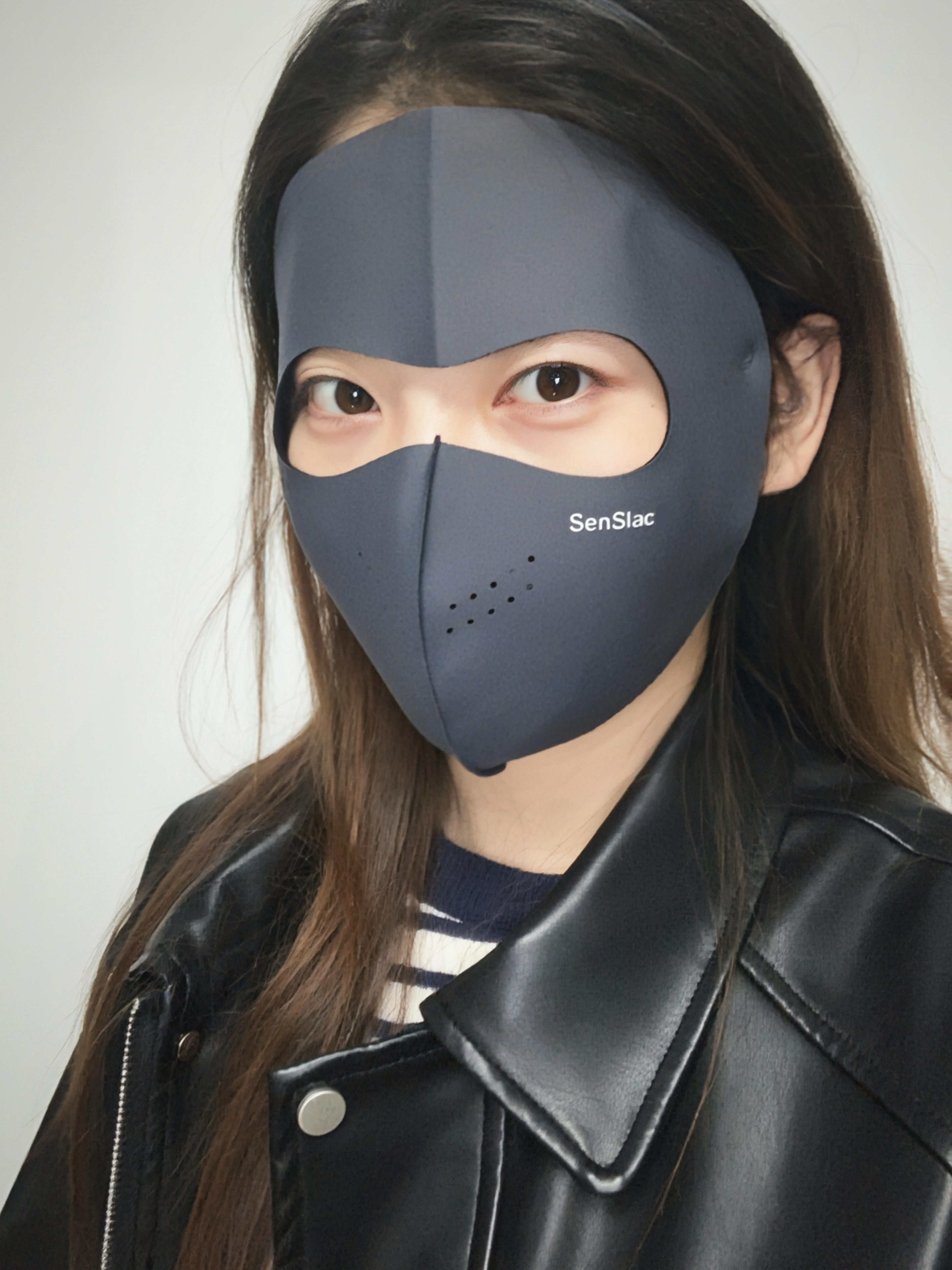 Winter Full Face Cycling Mask Warm Thickened Polyester Outdoor Face Cover 3