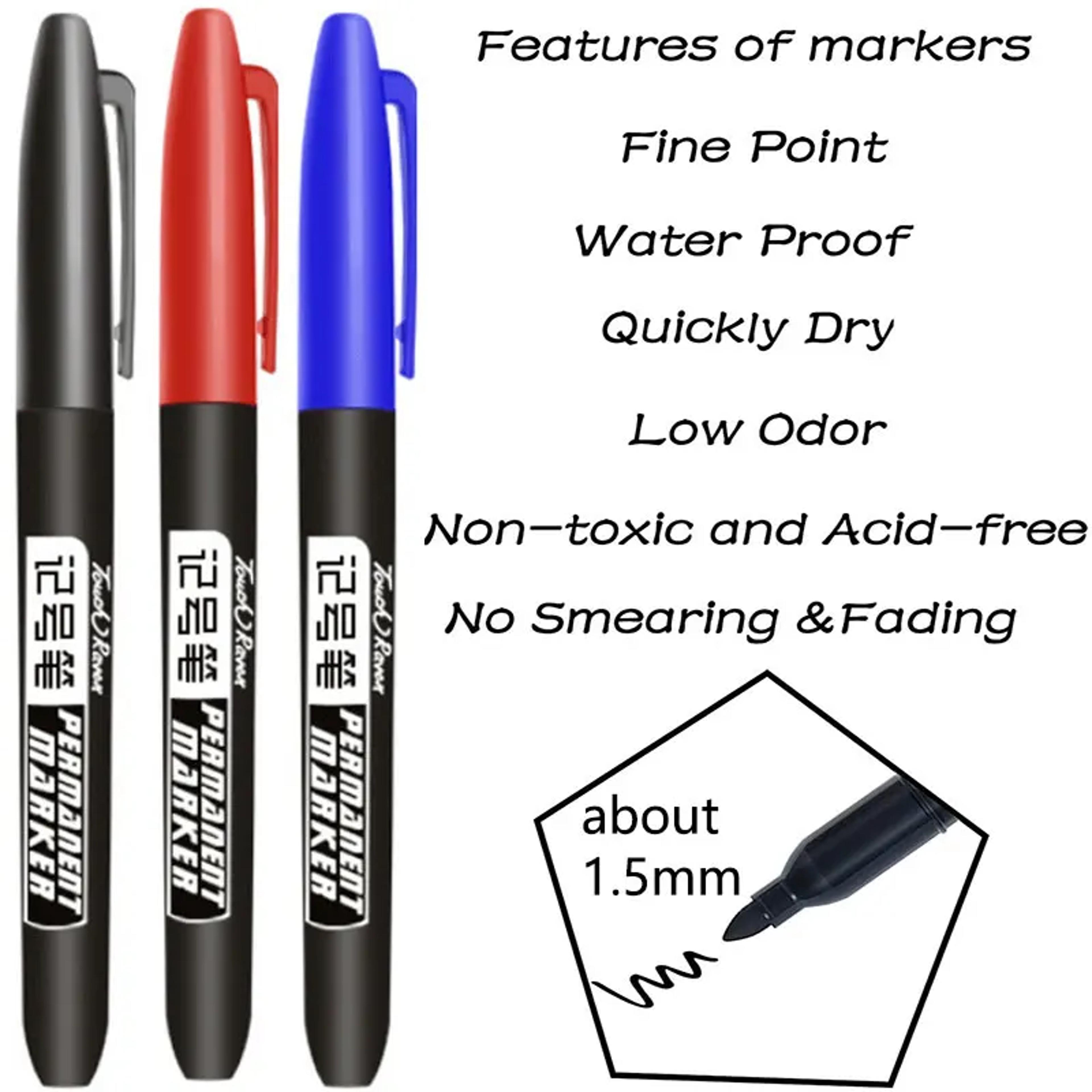 Permanent Marker Pens Waterproof Ink Art Markers For Manga Drawing Sketching And School Supplies 1