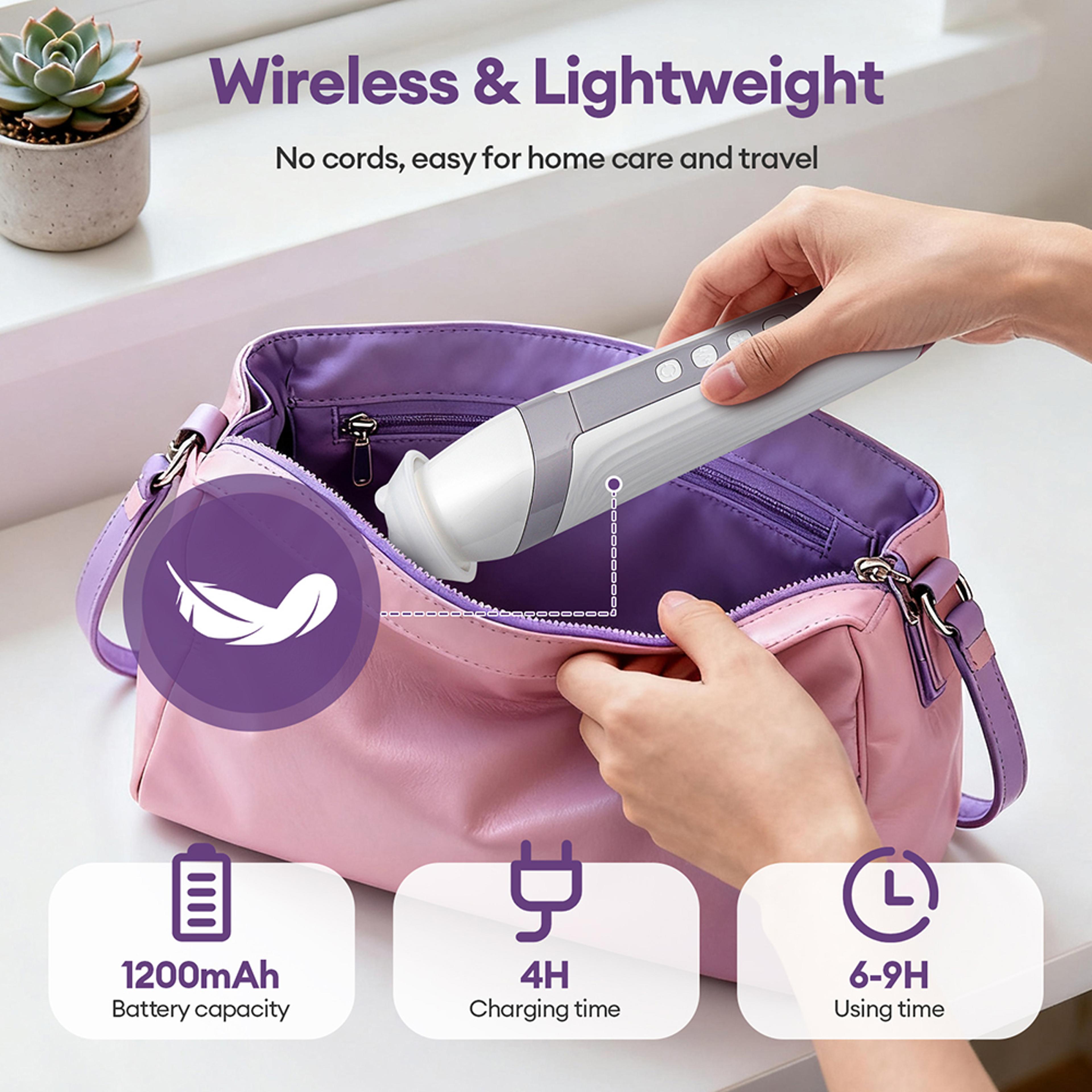 Wireless Oxygen Bubble Facial Pen USB Rechargeable Deep Cleansing Skin Care Device 2