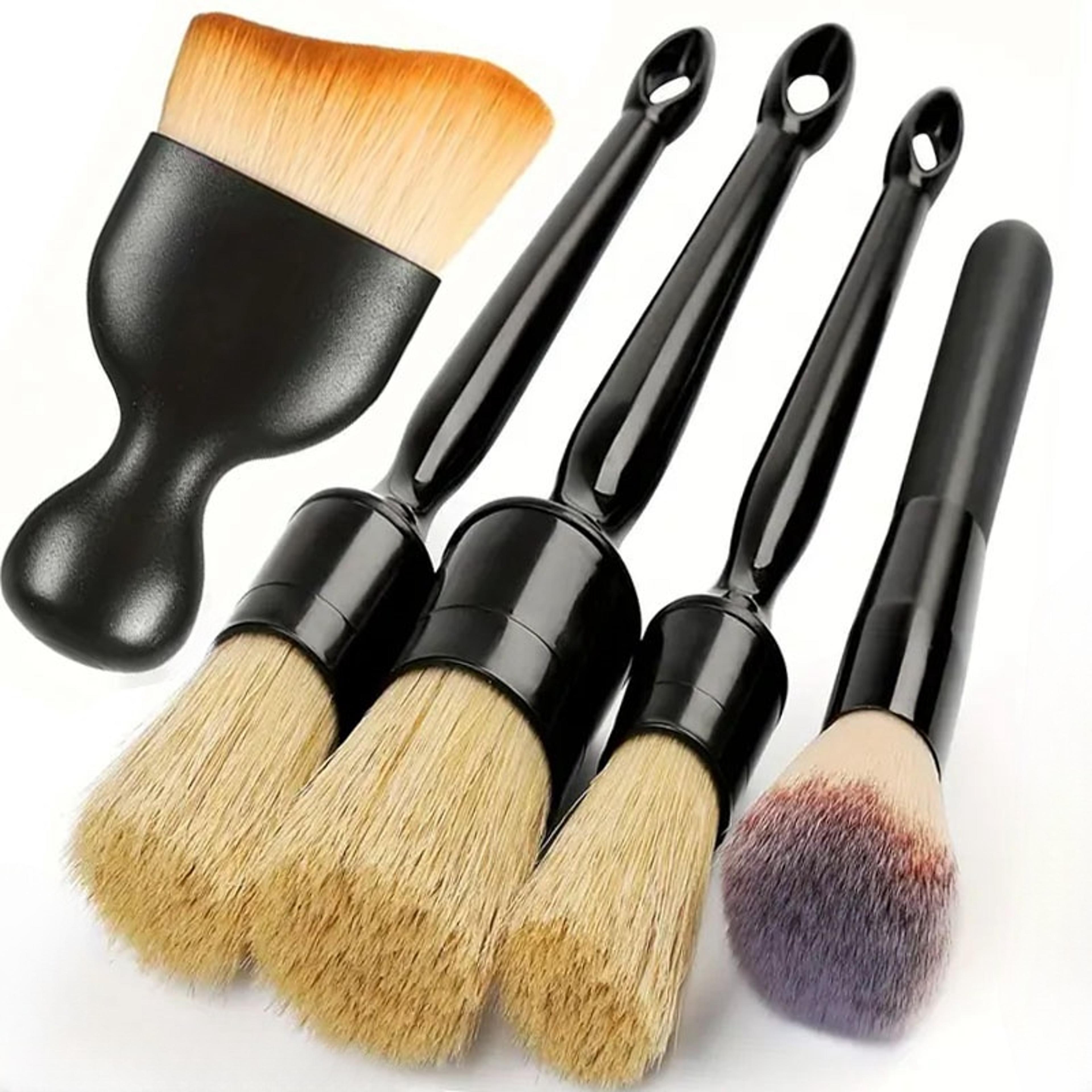 car detailing brush for air vents gaps and interior cleaning