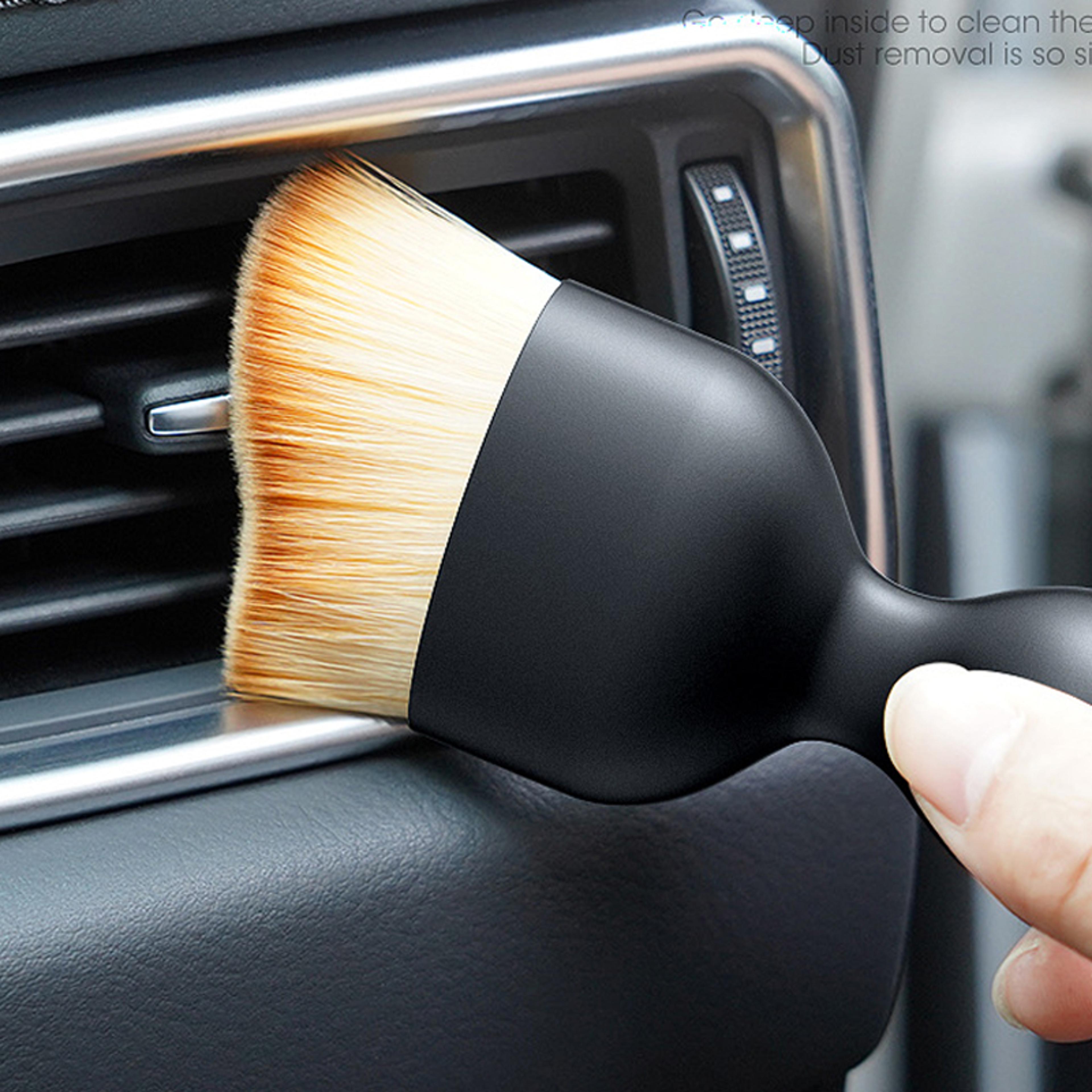 Car Air Vent Cleaning Soft Brush With Protective Casing For Interior Crevice Dusting 4