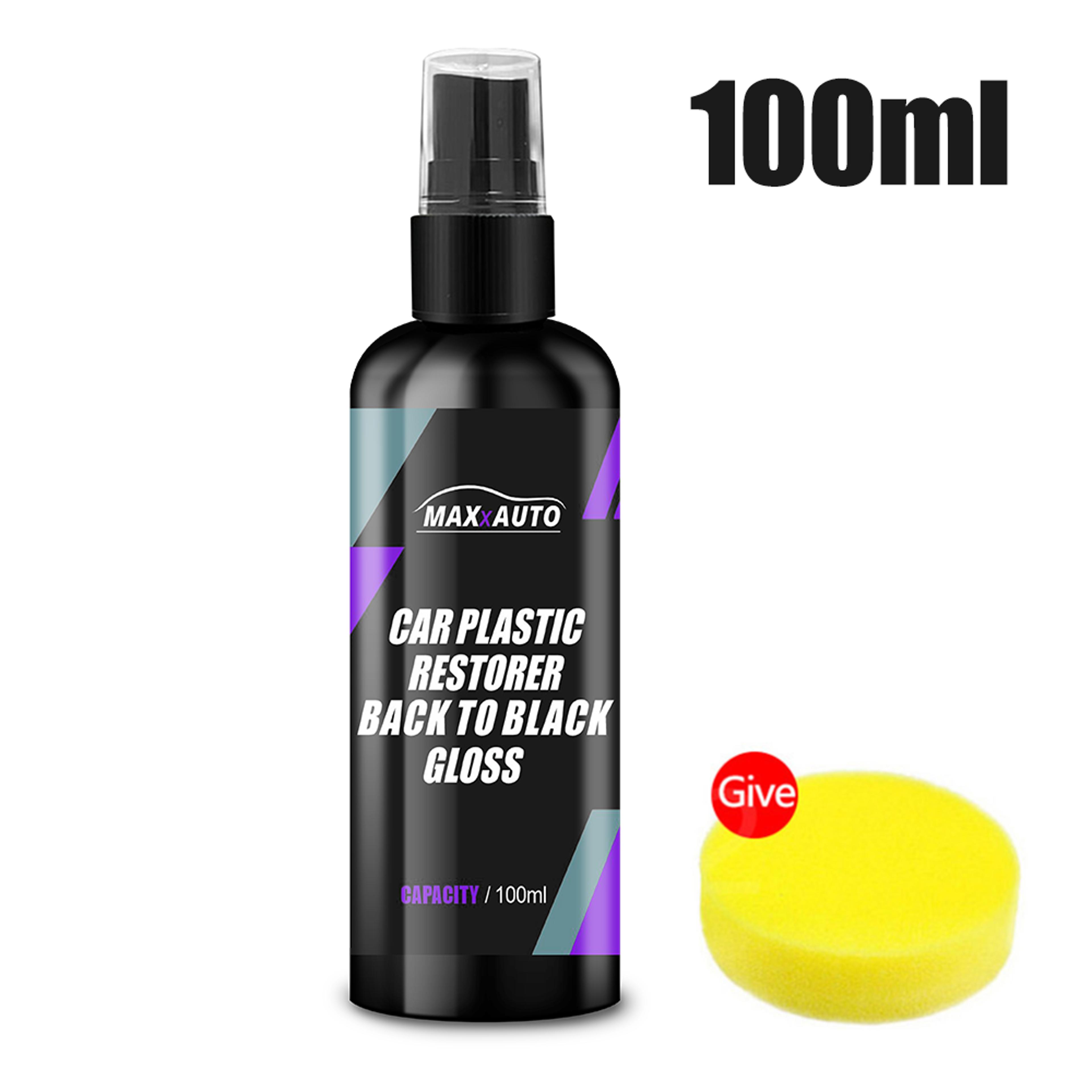 Car Plastic Restorer Gloss Finish Plastic And Rubber Renovator 7