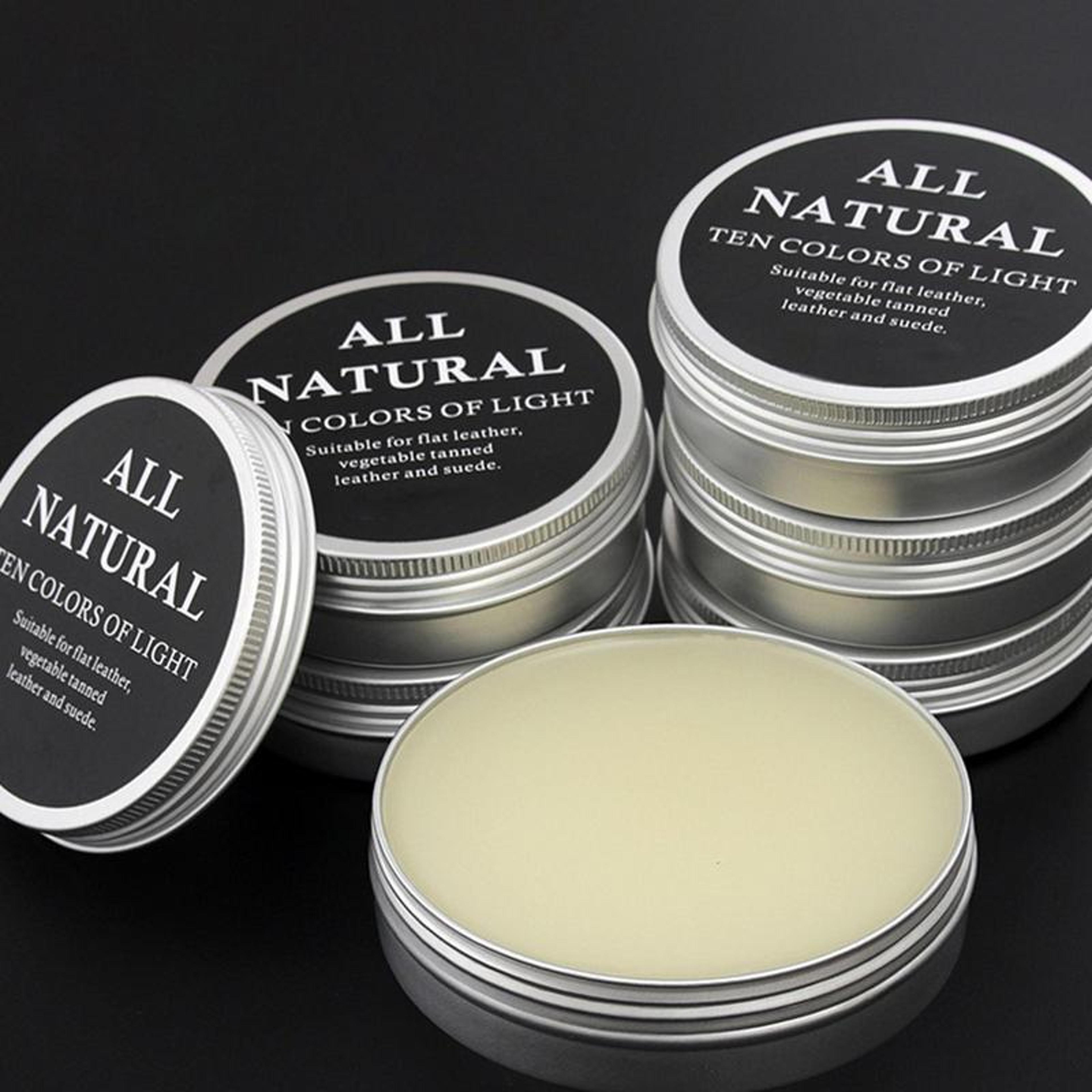 leather care cream for shoes bags and car interiors