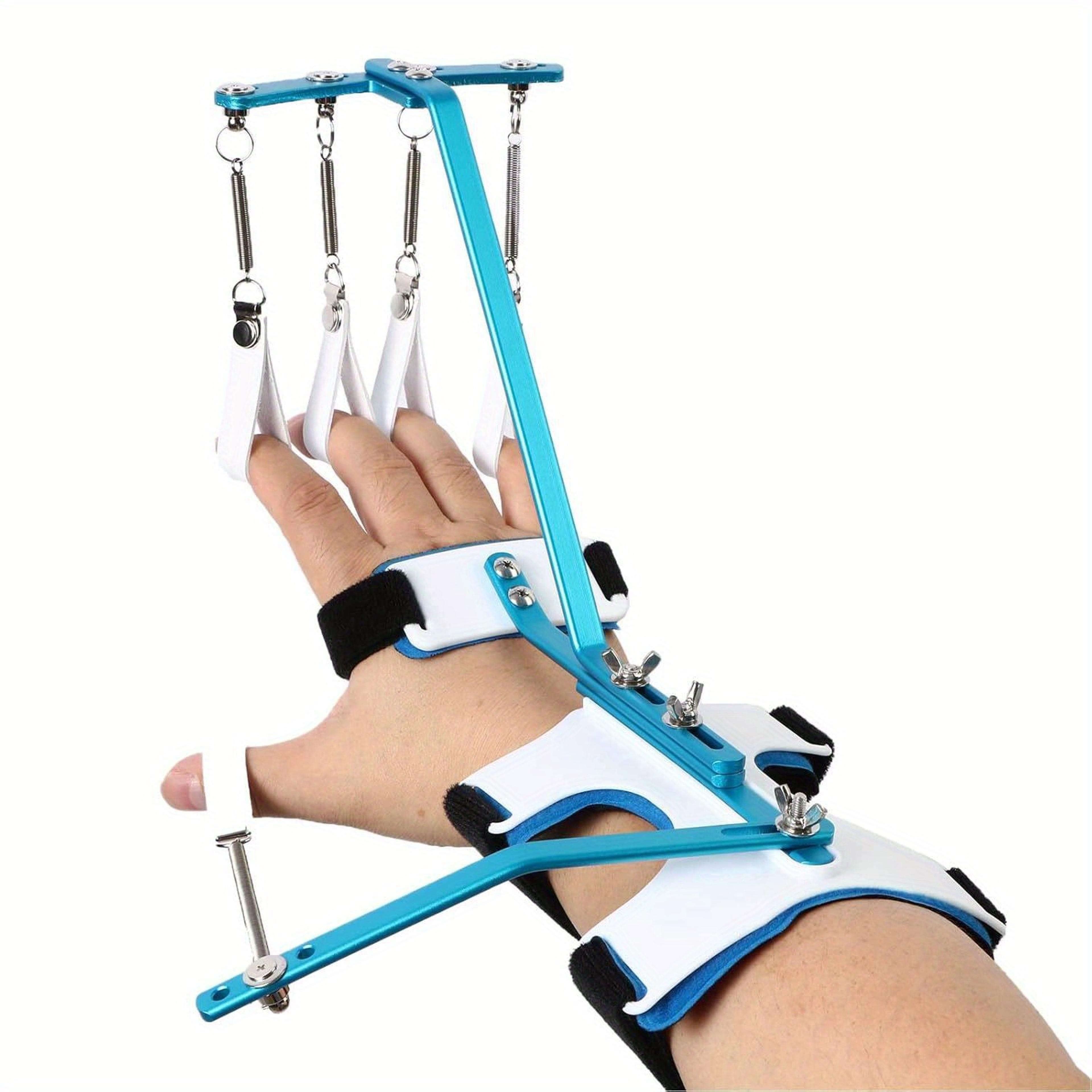 finger and wrist exerciser with adjustable hook and loop closure for hand strength training