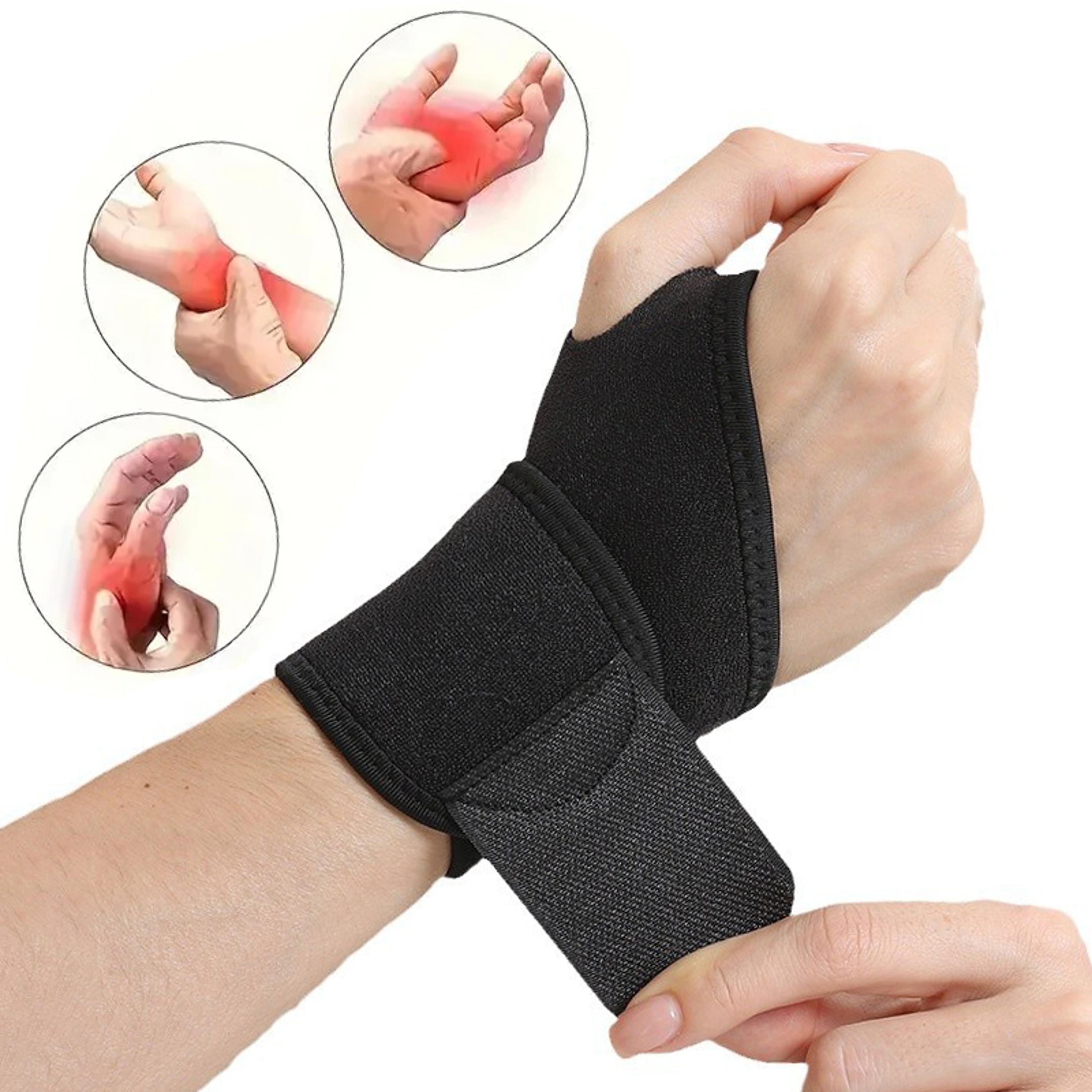 adjustable wrist brace for carpal tunnel and tendinitis support