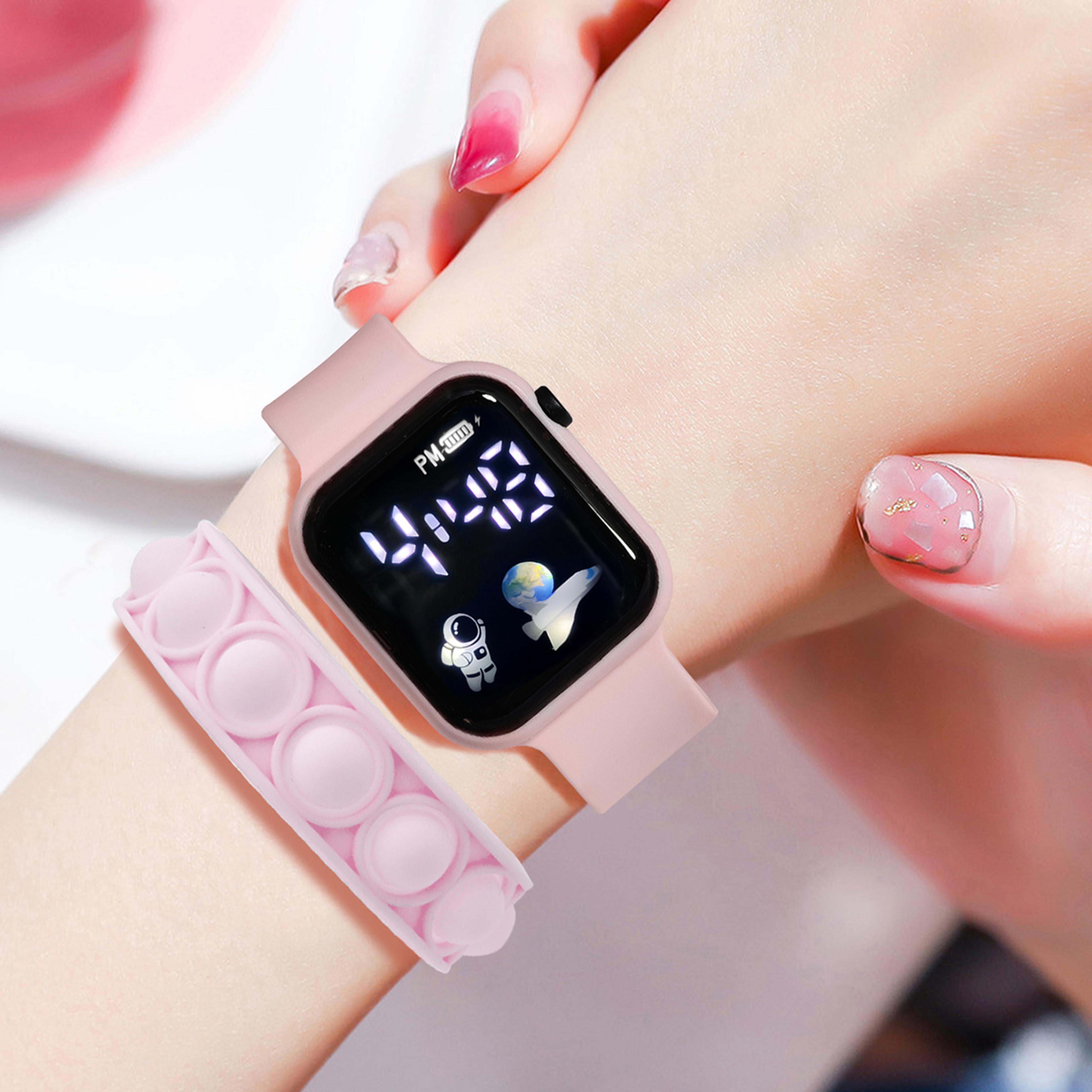 Kids Digital Smart Watch Bracelets With LED Touch Screen Display 1