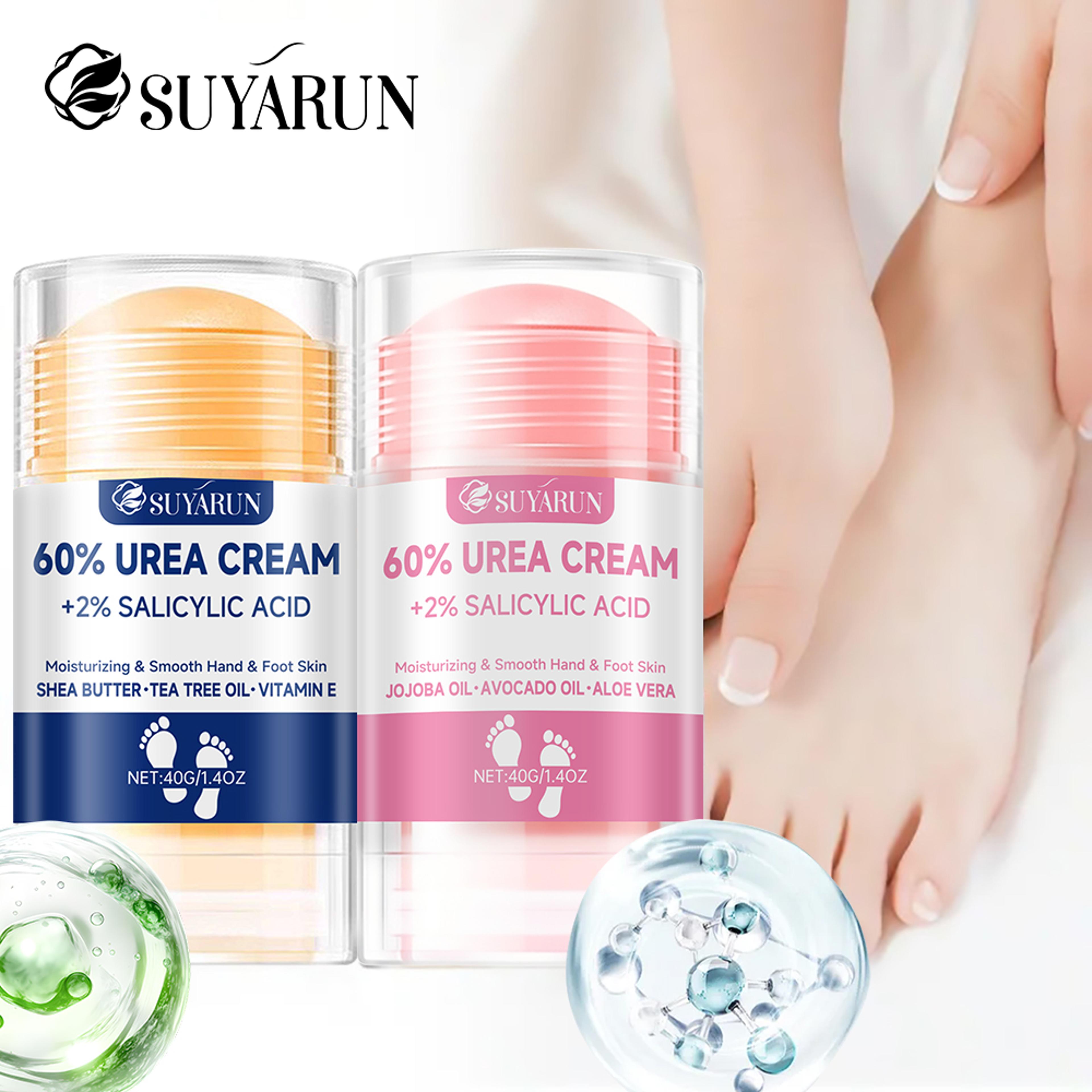 urea foot cream stick for dry cracked heels with salicylic acid