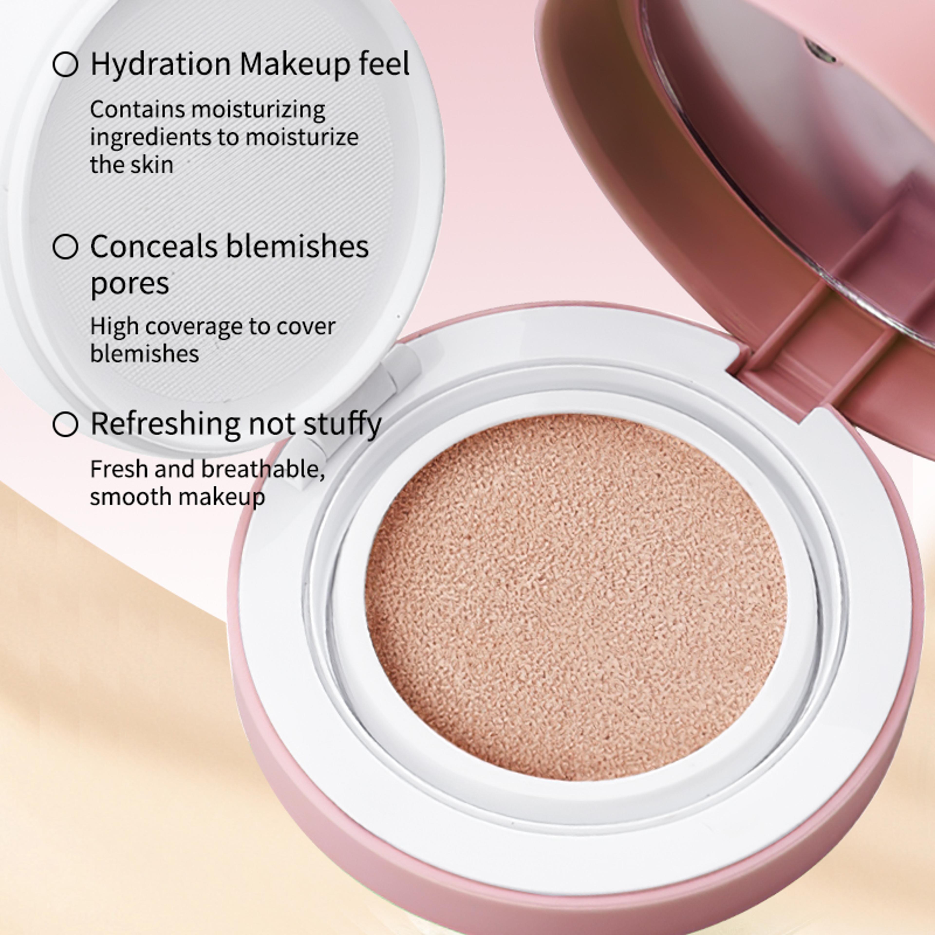 CC Cream Cushion Foundation With Moisturizing LongLasting Coverage 3