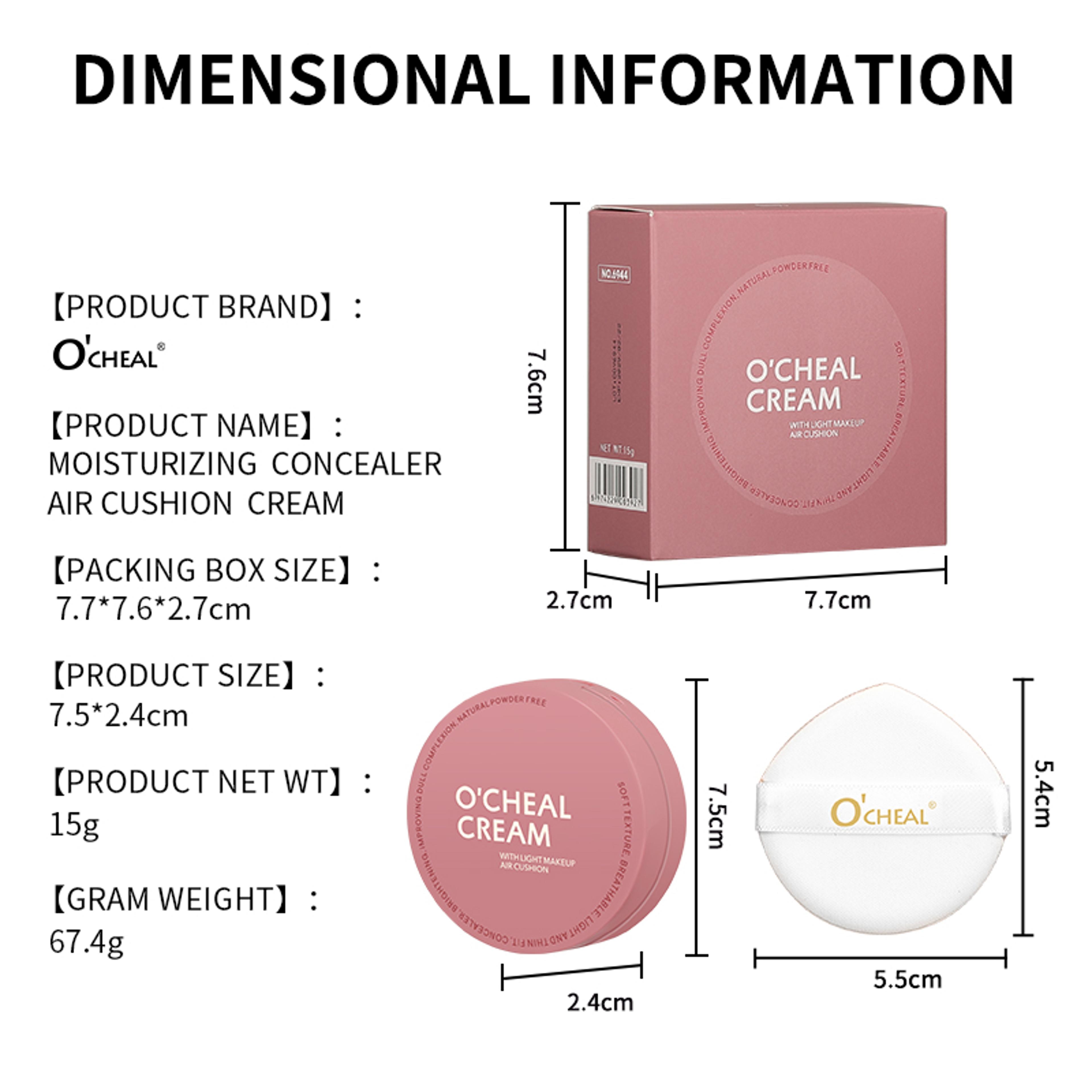 CC Cream Cushion Foundation With Moisturizing LongLasting Coverage 5