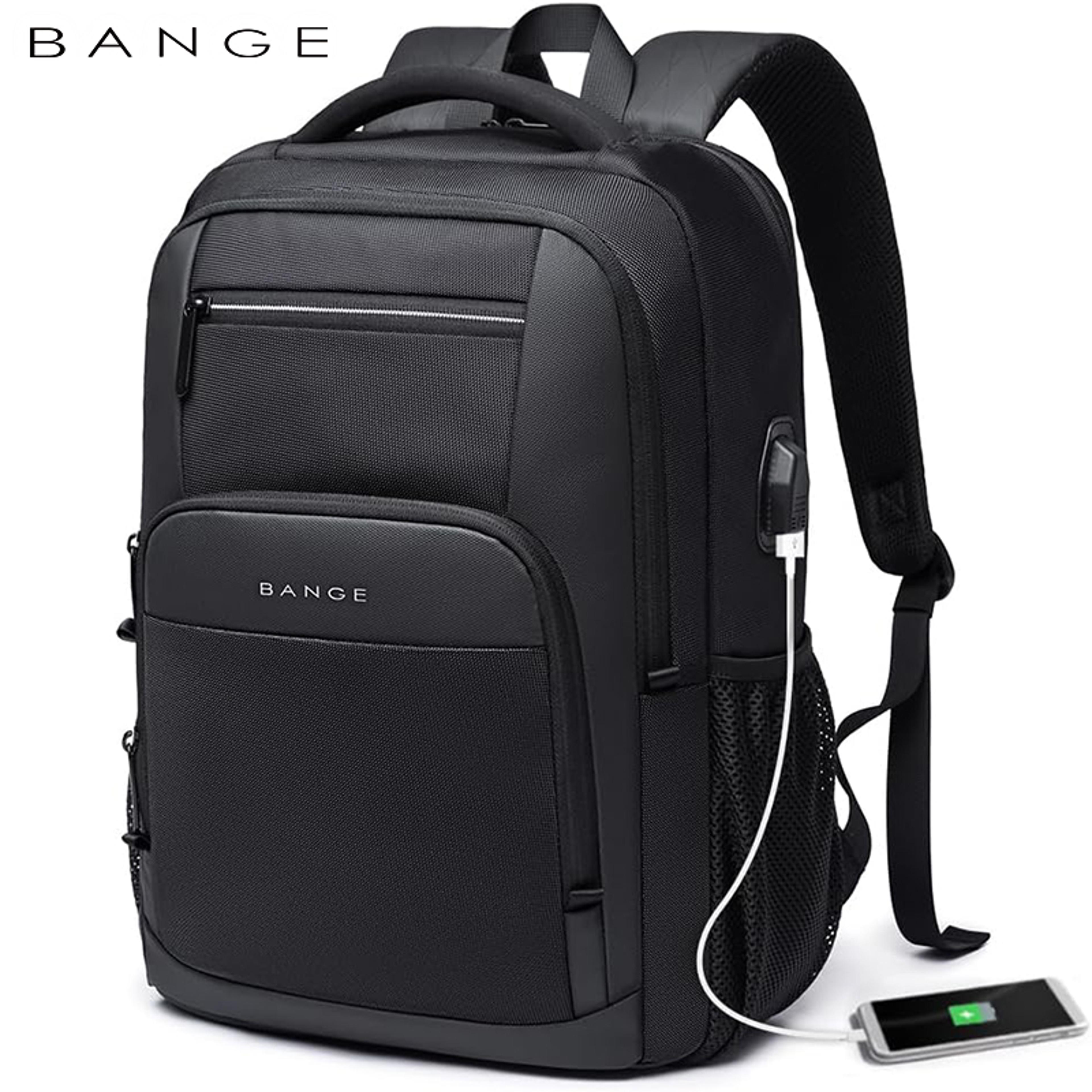 waterproof travel laptop backpack with usb charging port for 15.6-inch laptops