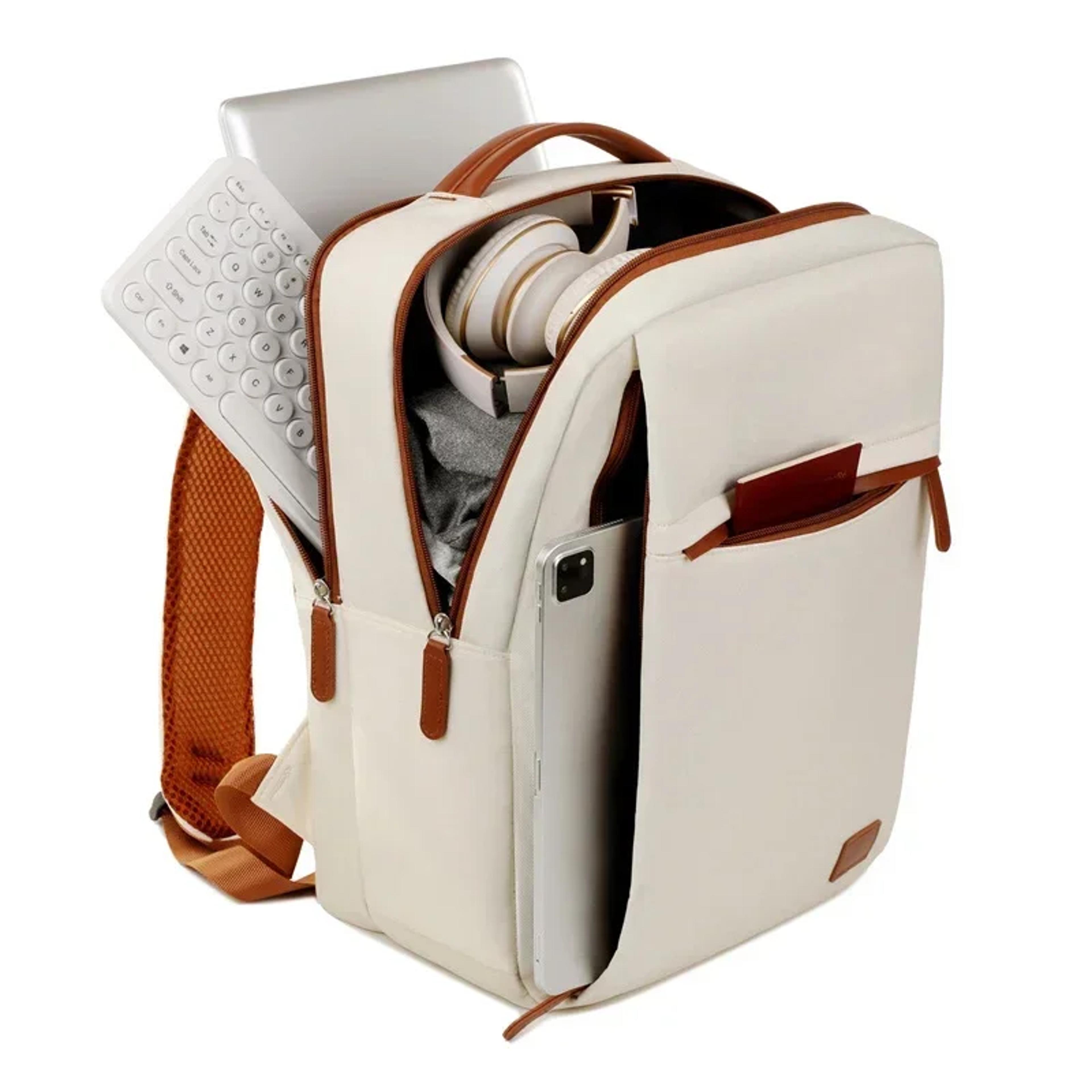 Large Capacity Laptop Backpack With USB Charging Port For Travel And Work 5