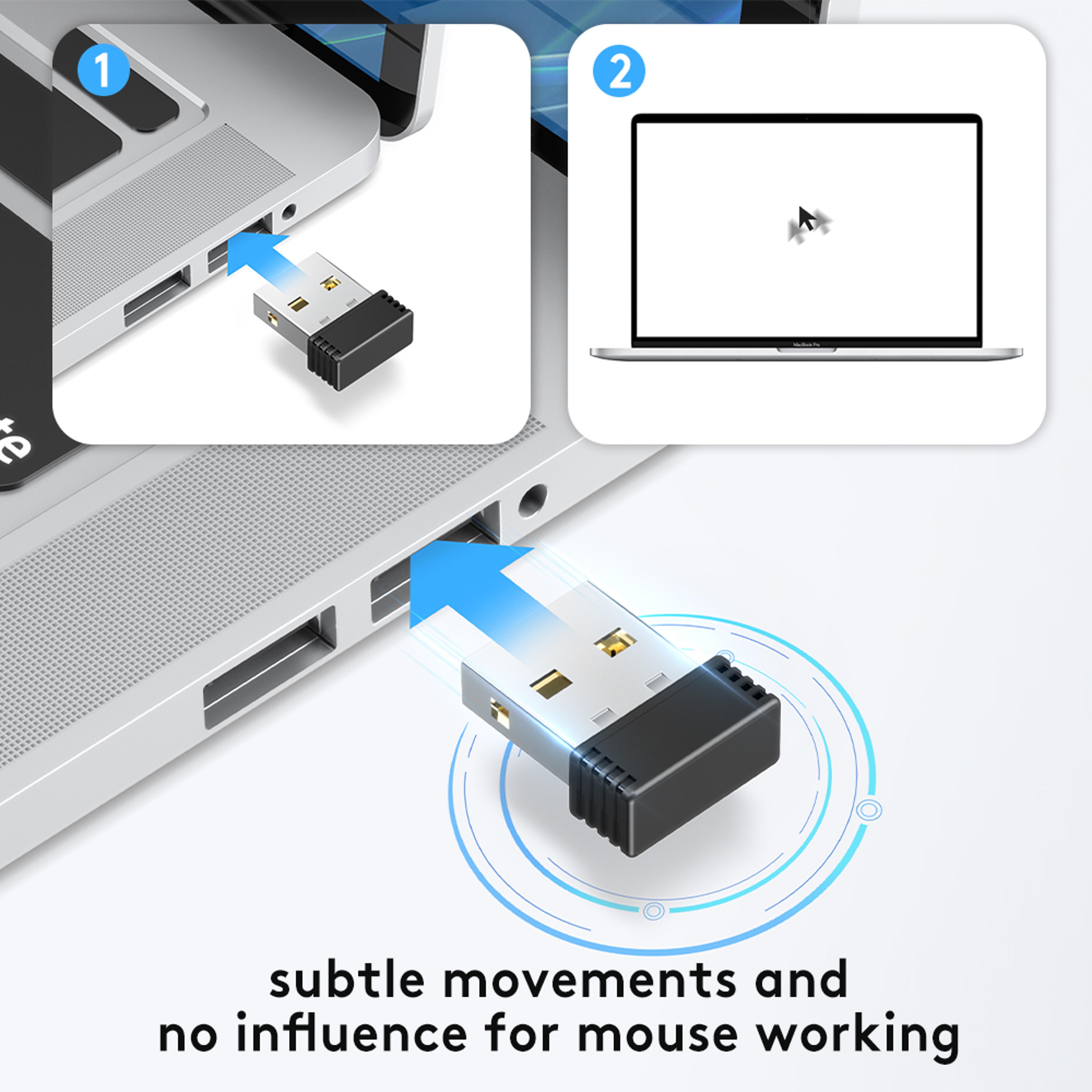 USB Mouse Jiggler Wireless Automatic Mouse Mover For Keeping Computers Awake 3