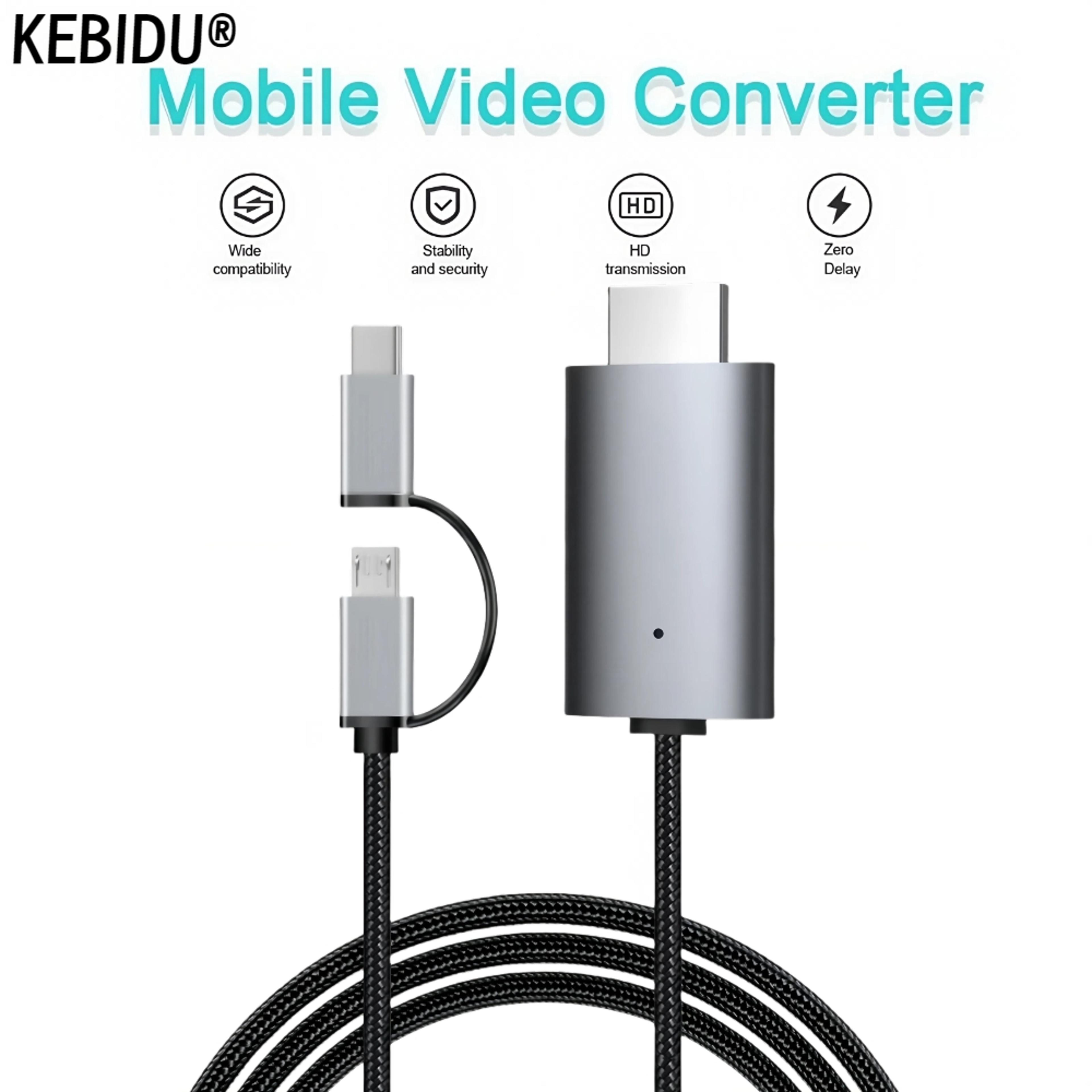 wired hdmi screen mirroring adapter ld39 for android phones and tablets