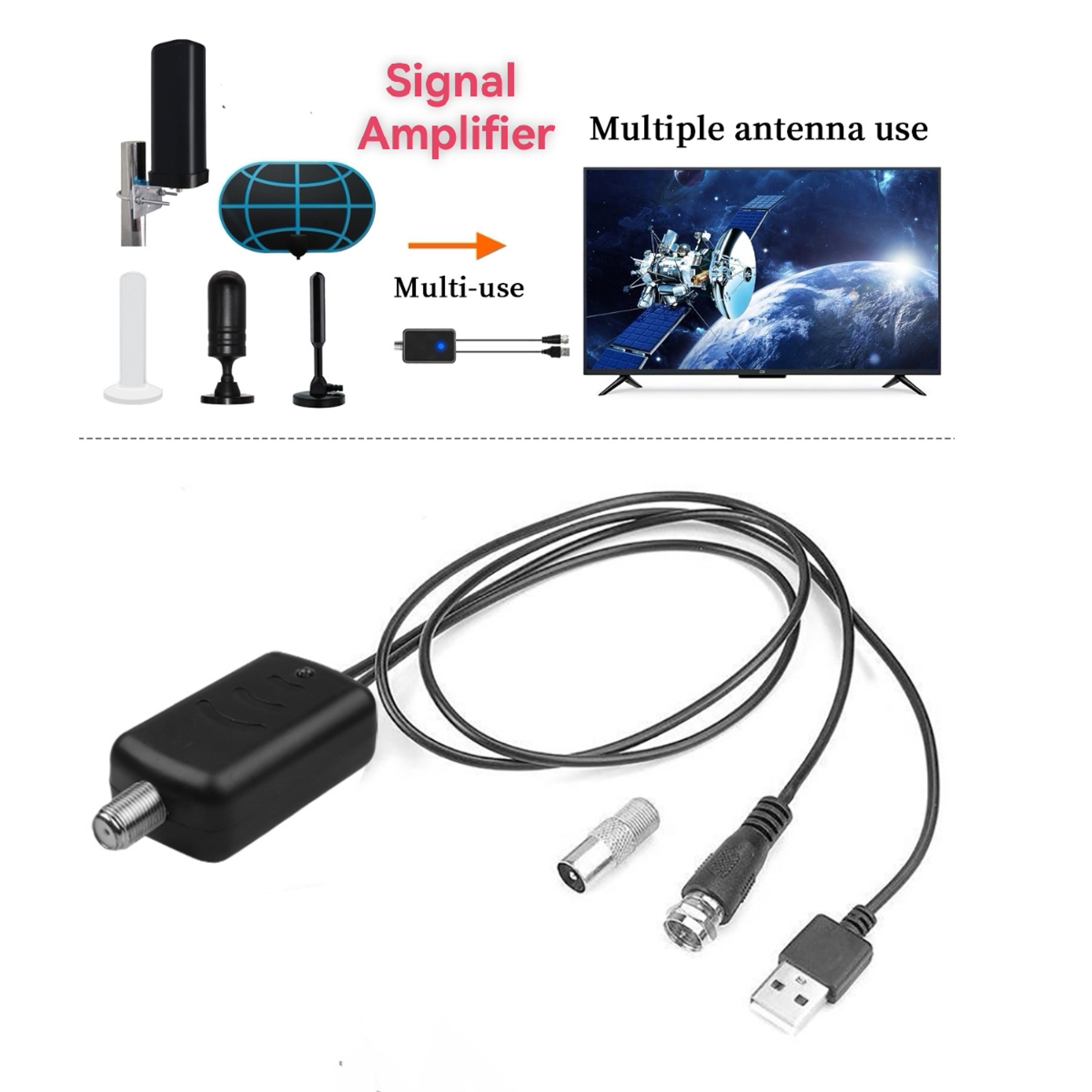 4k hd digital tv antenna amplifier with high gain low noise signal booster