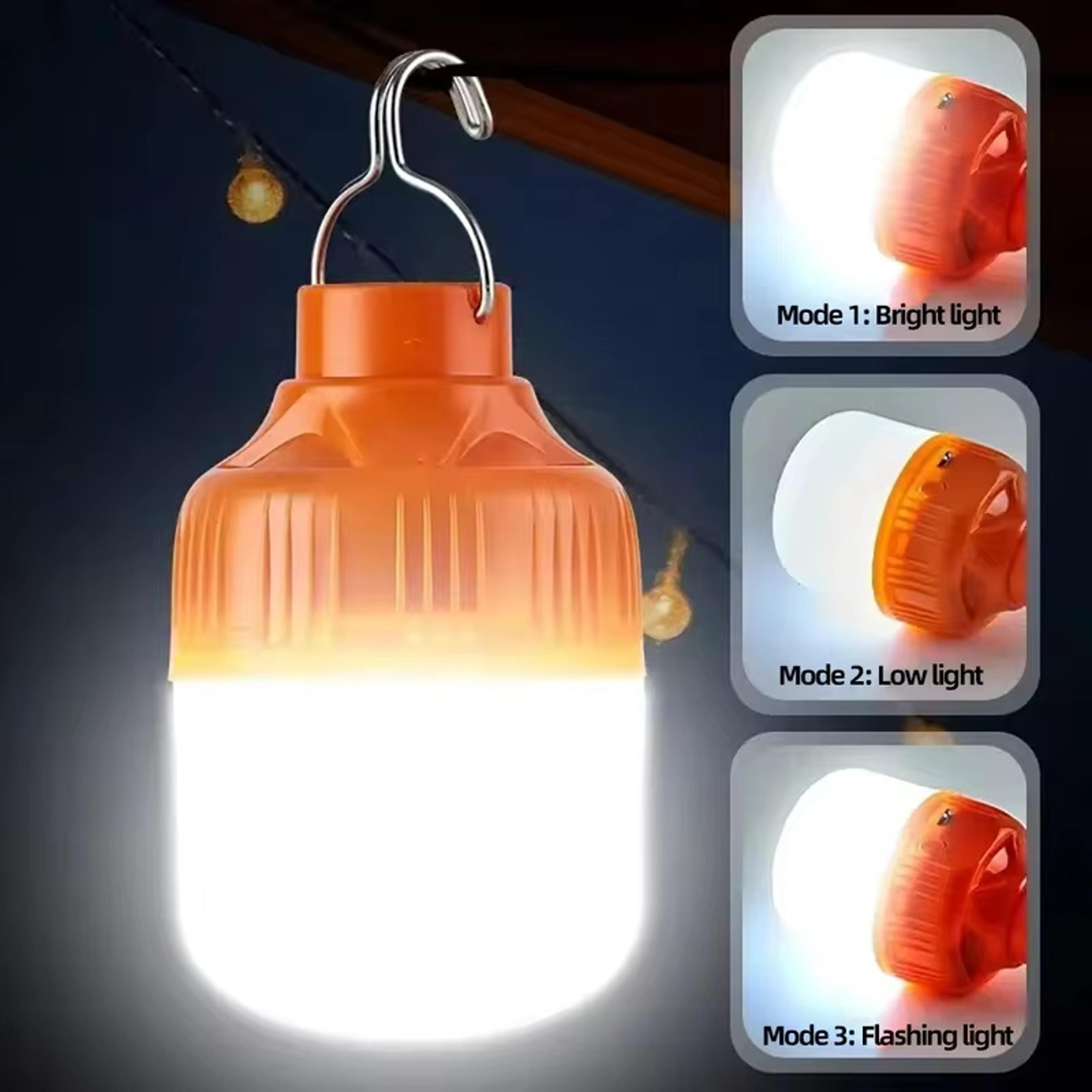 USB Rechargeable LED Camping Light Bulb With 3 Lighting Modes 4