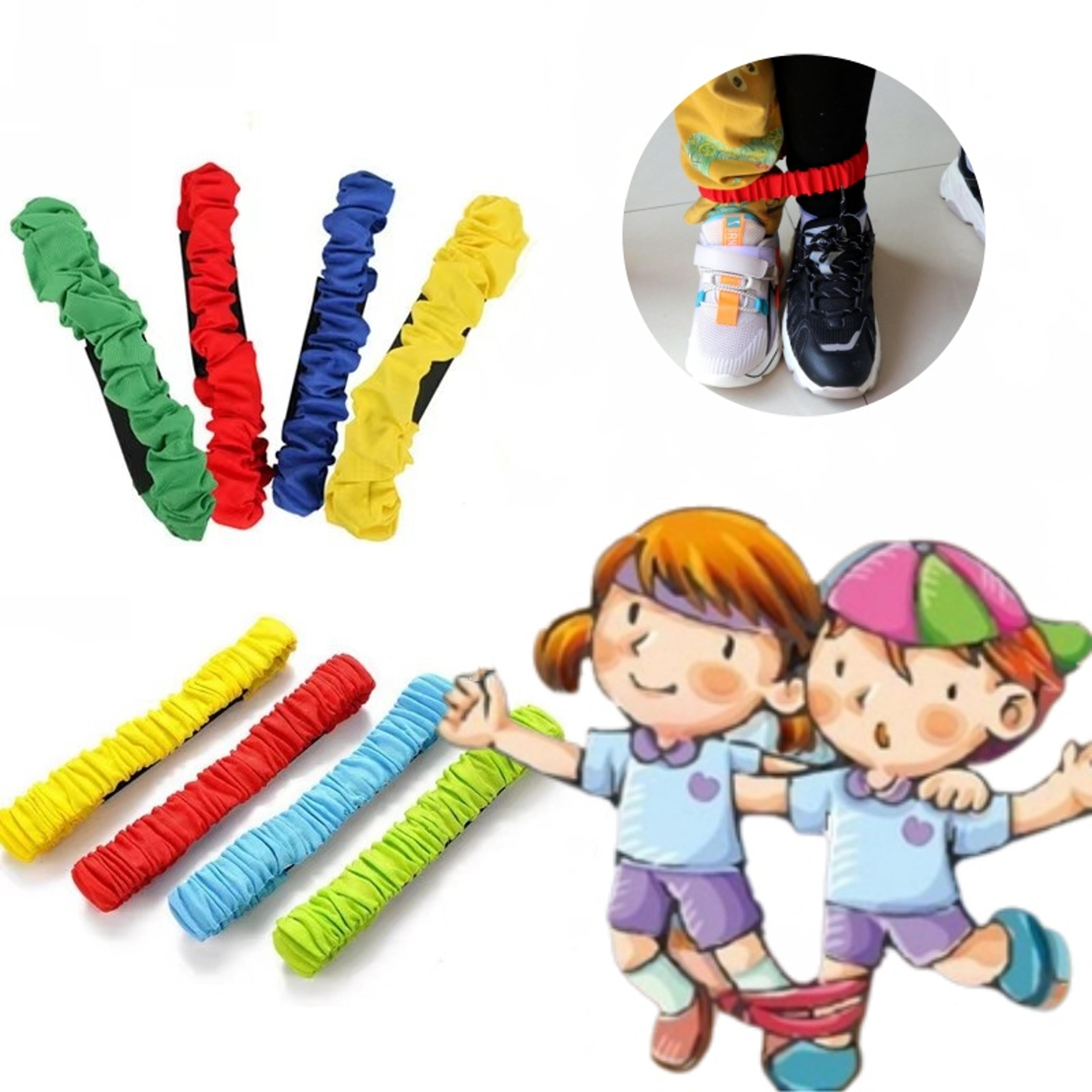 three-legged race tie strap for outdoor team games and partner activities