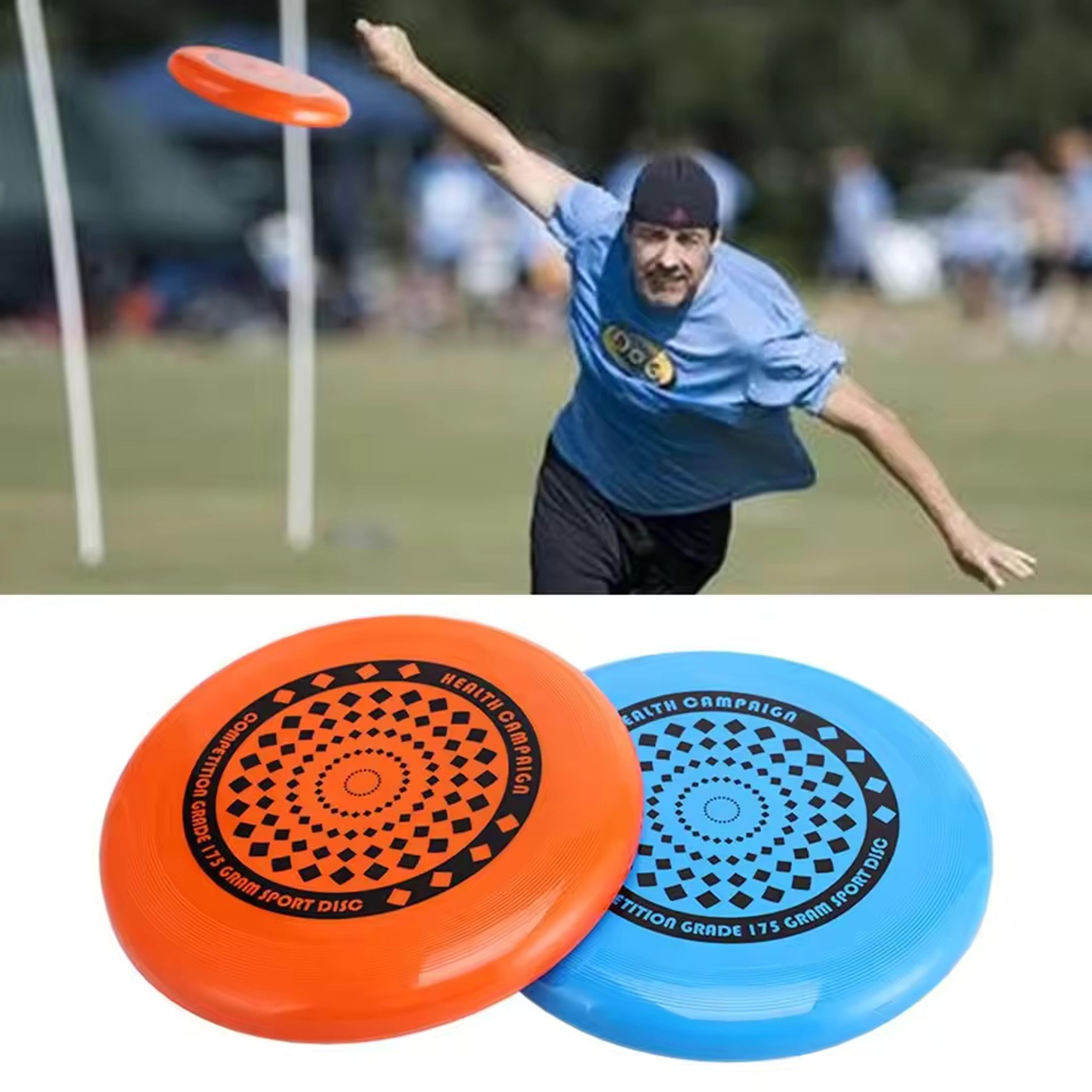 rubber flying disc for outdoor games and recreational sports