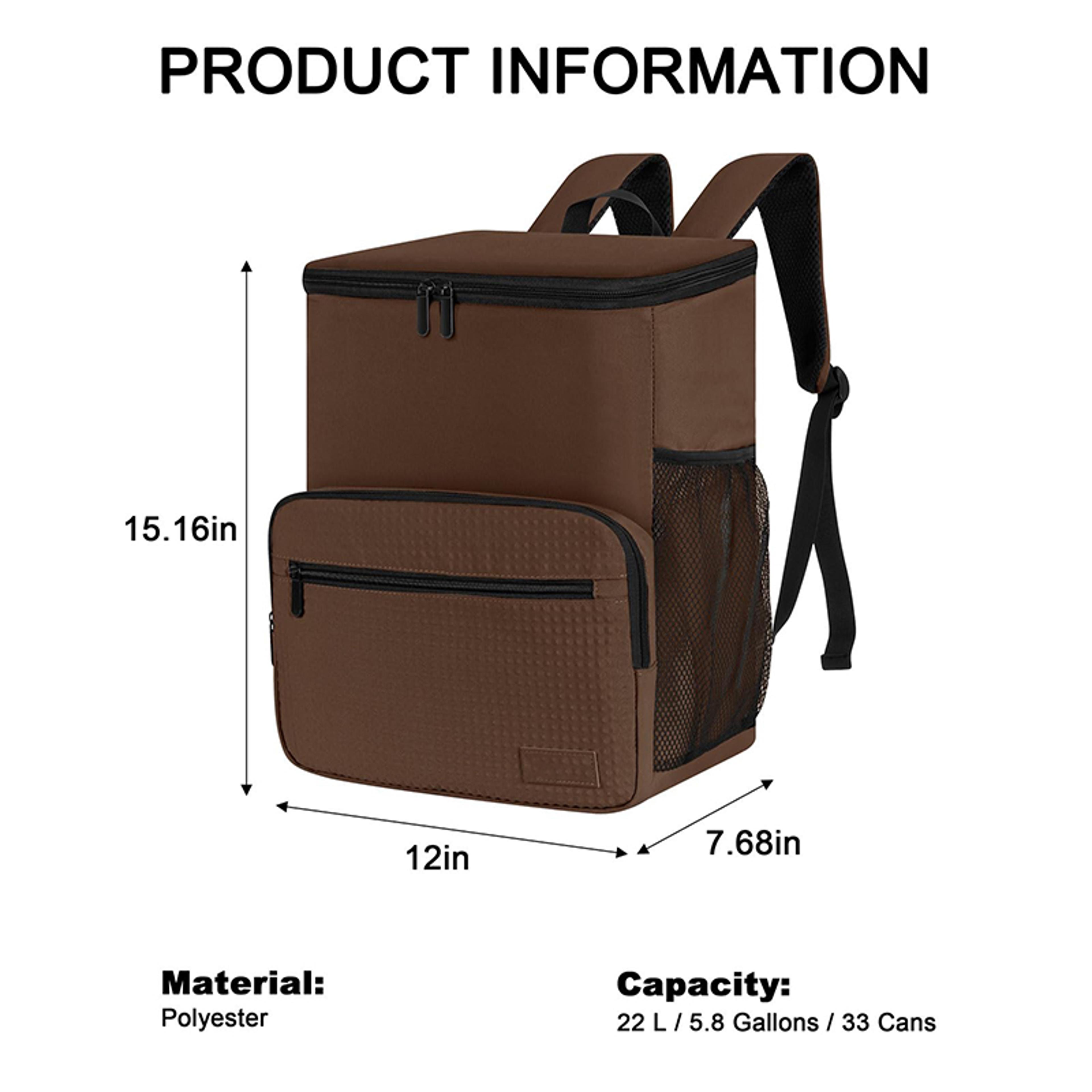 Insulated Delivery Backpack Large Capacity Food Cooler Bag 7