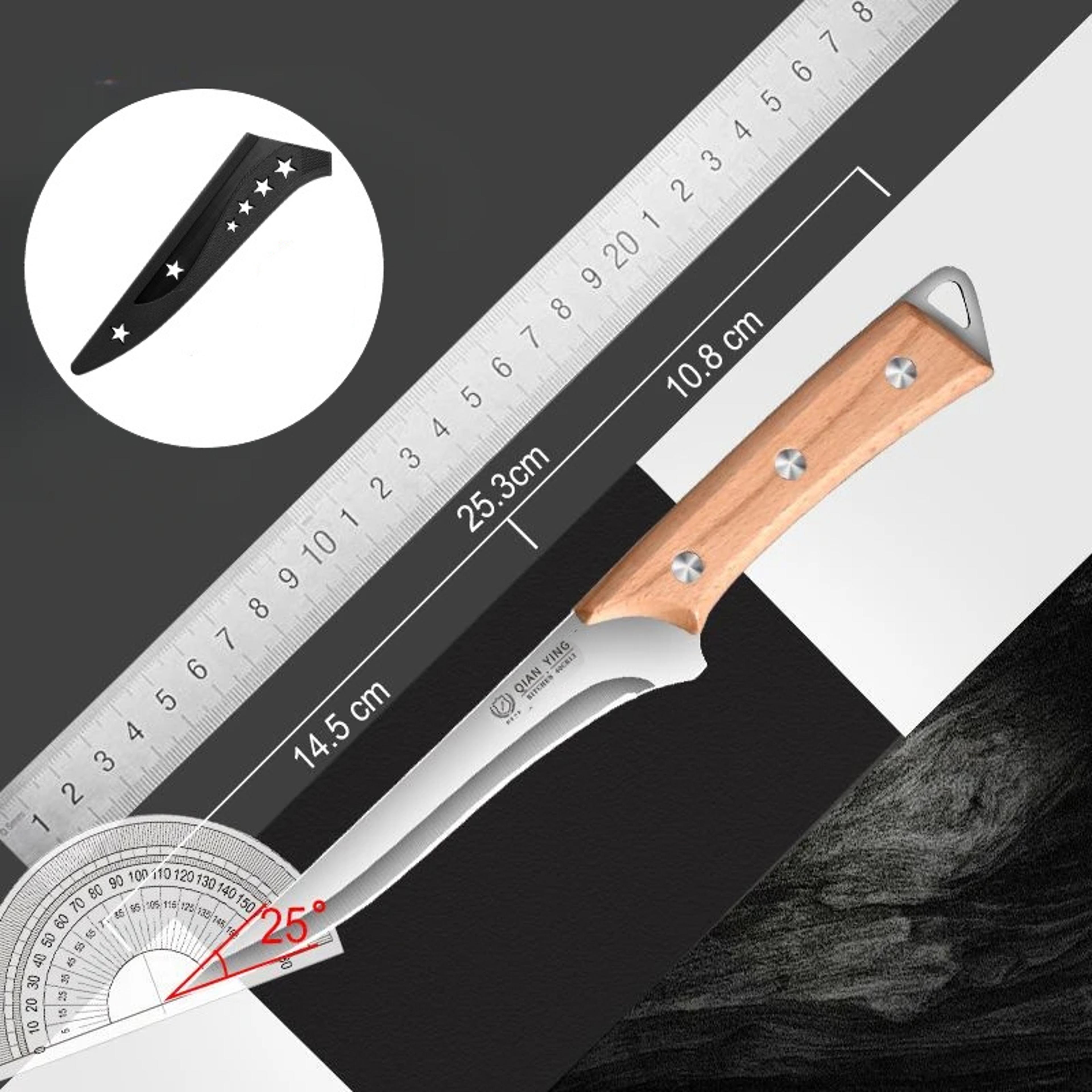 Stainless Steel Butcher Knife For Meat Cutting And Bone Removal 6