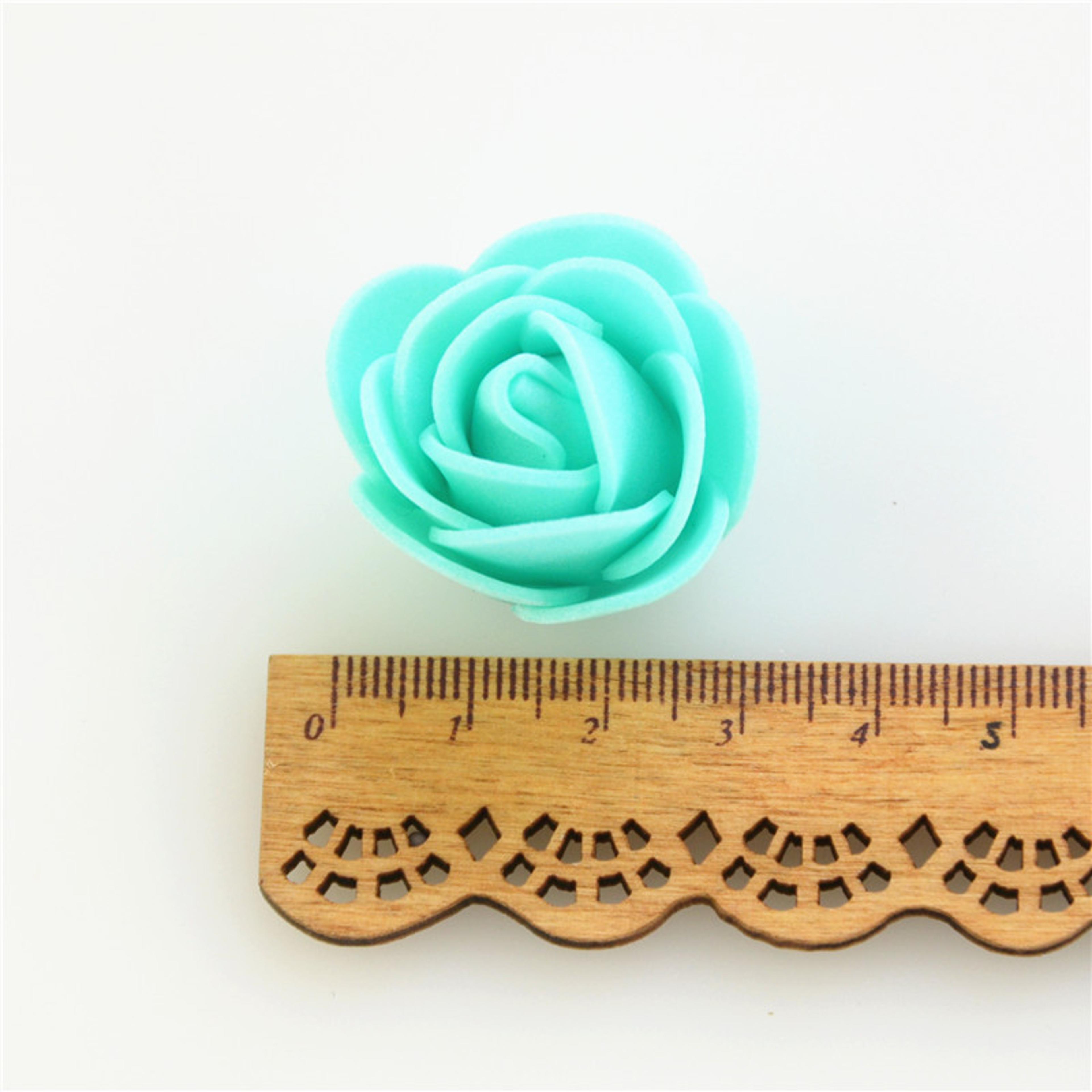 Piece Mini Artificial Foam Rose Flower Heads For DIY Crafts And Wedding Decor 6