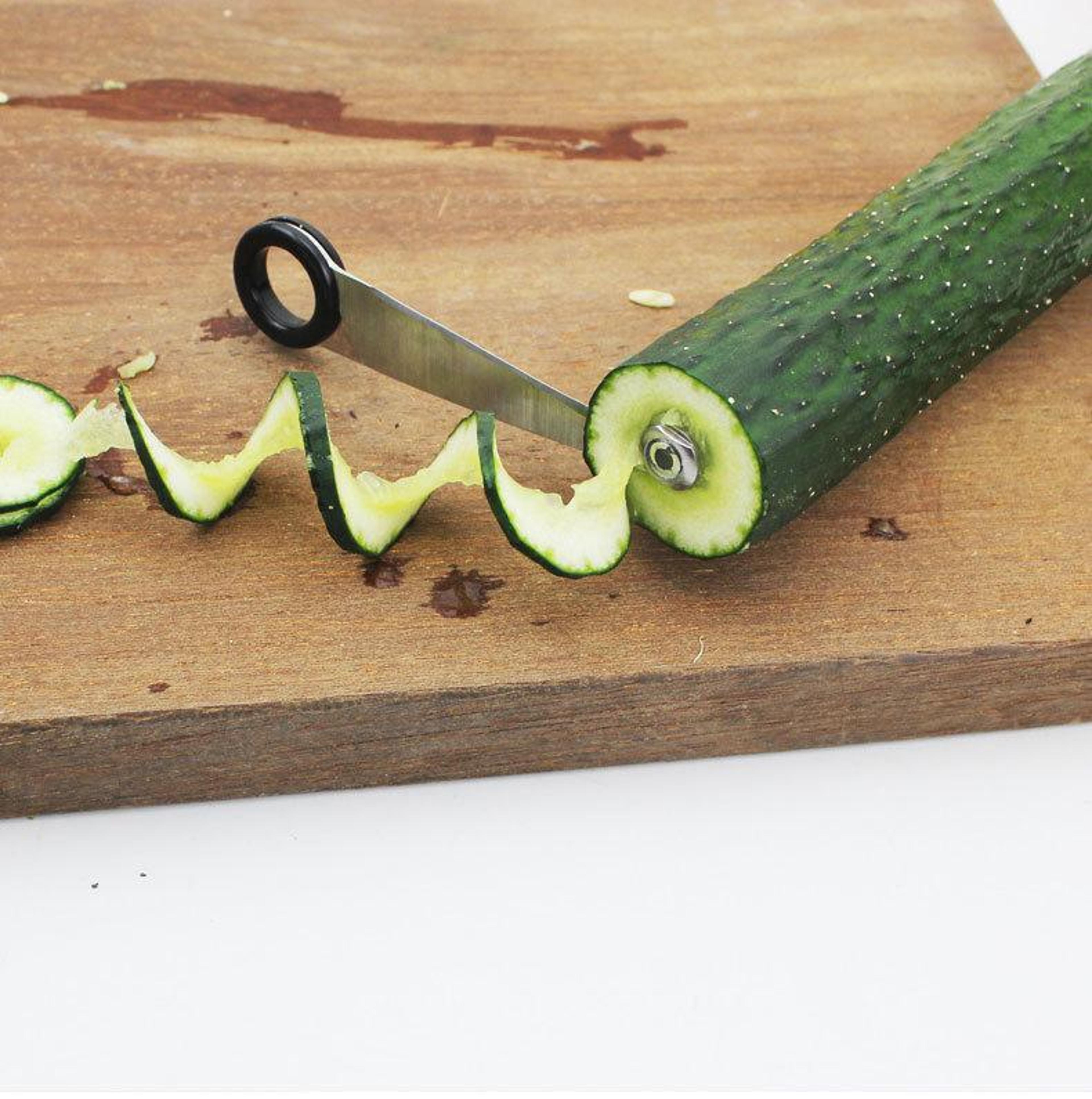 Manual Vegetable Spiral Cutter With Stainless Steel Blade For Potatoes 2