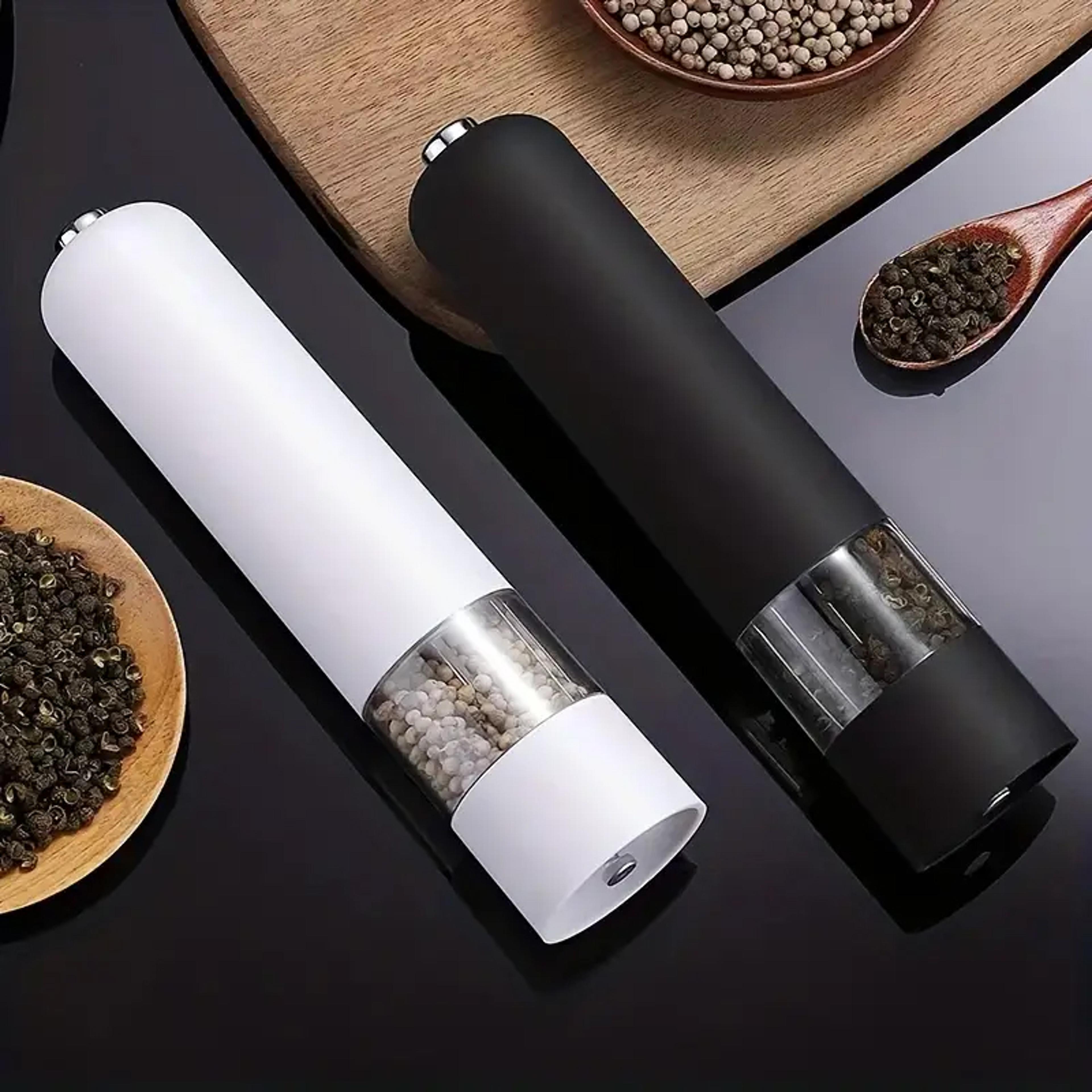 Electric Salt And Pepper Grinder Set With Adjustable Coarseness 4