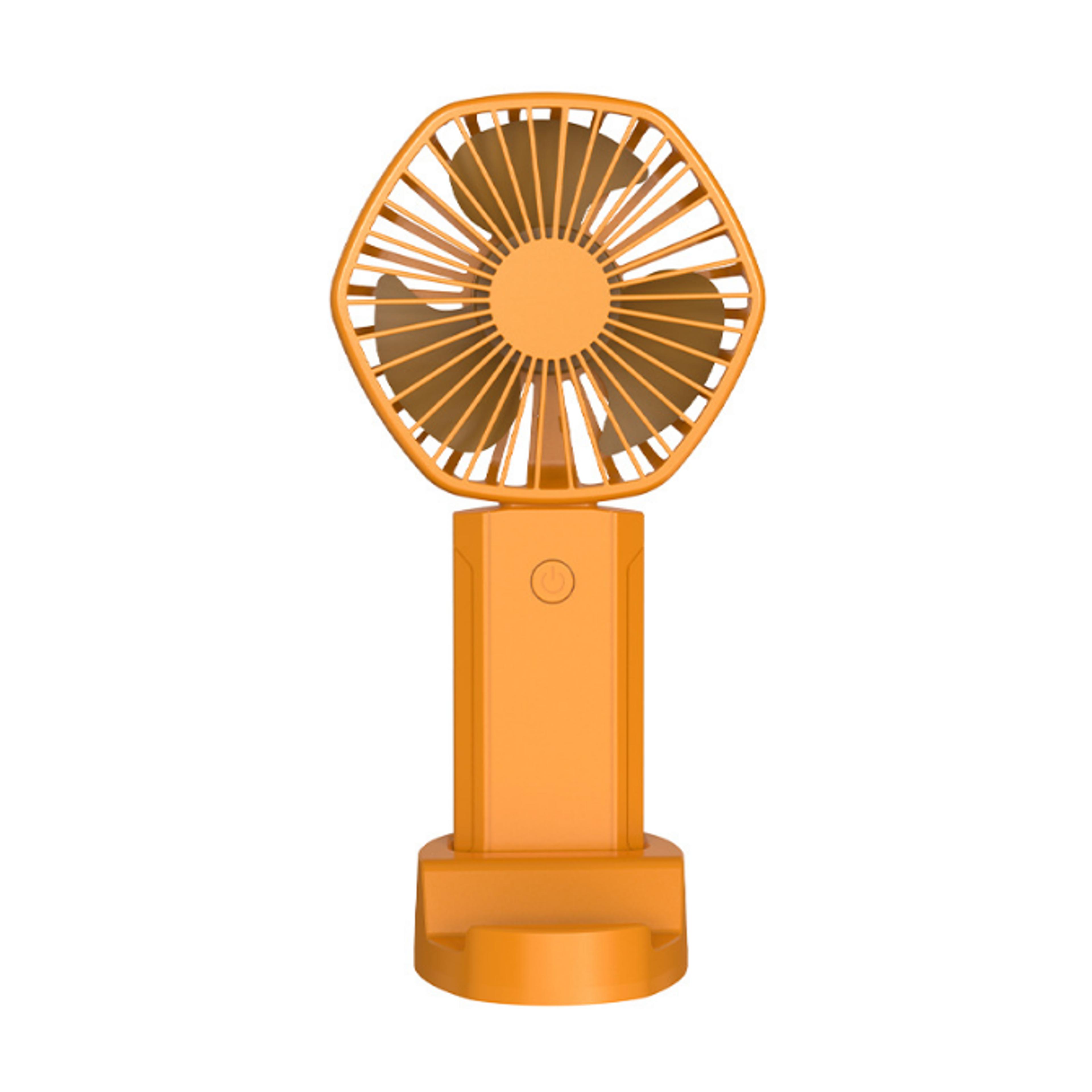 Portable Handheld Fan With 3 Speeds And USB Rechargeable Design 7