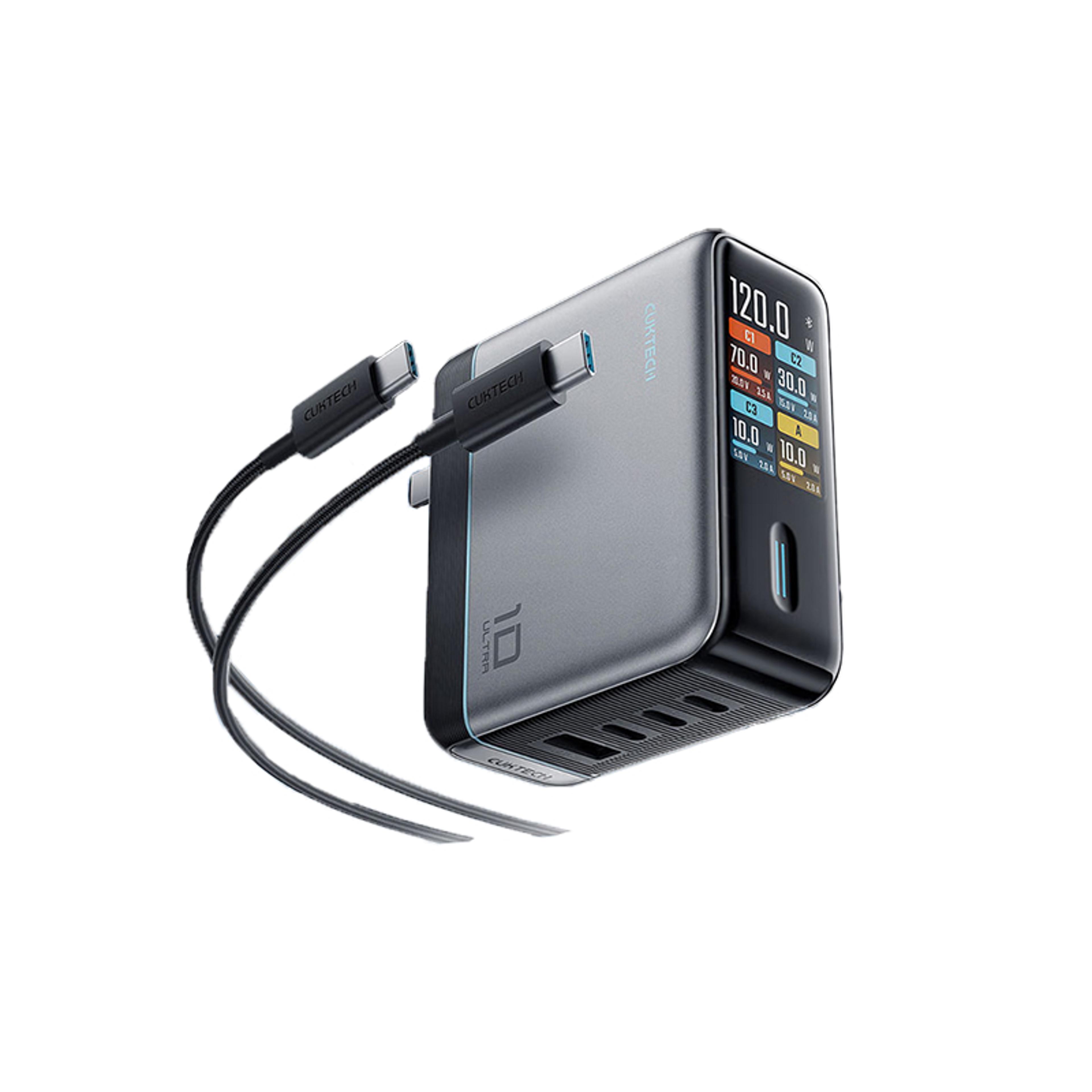 120W GaN USBC Fast Charger With 4 Ports And USB Power Delivery 6