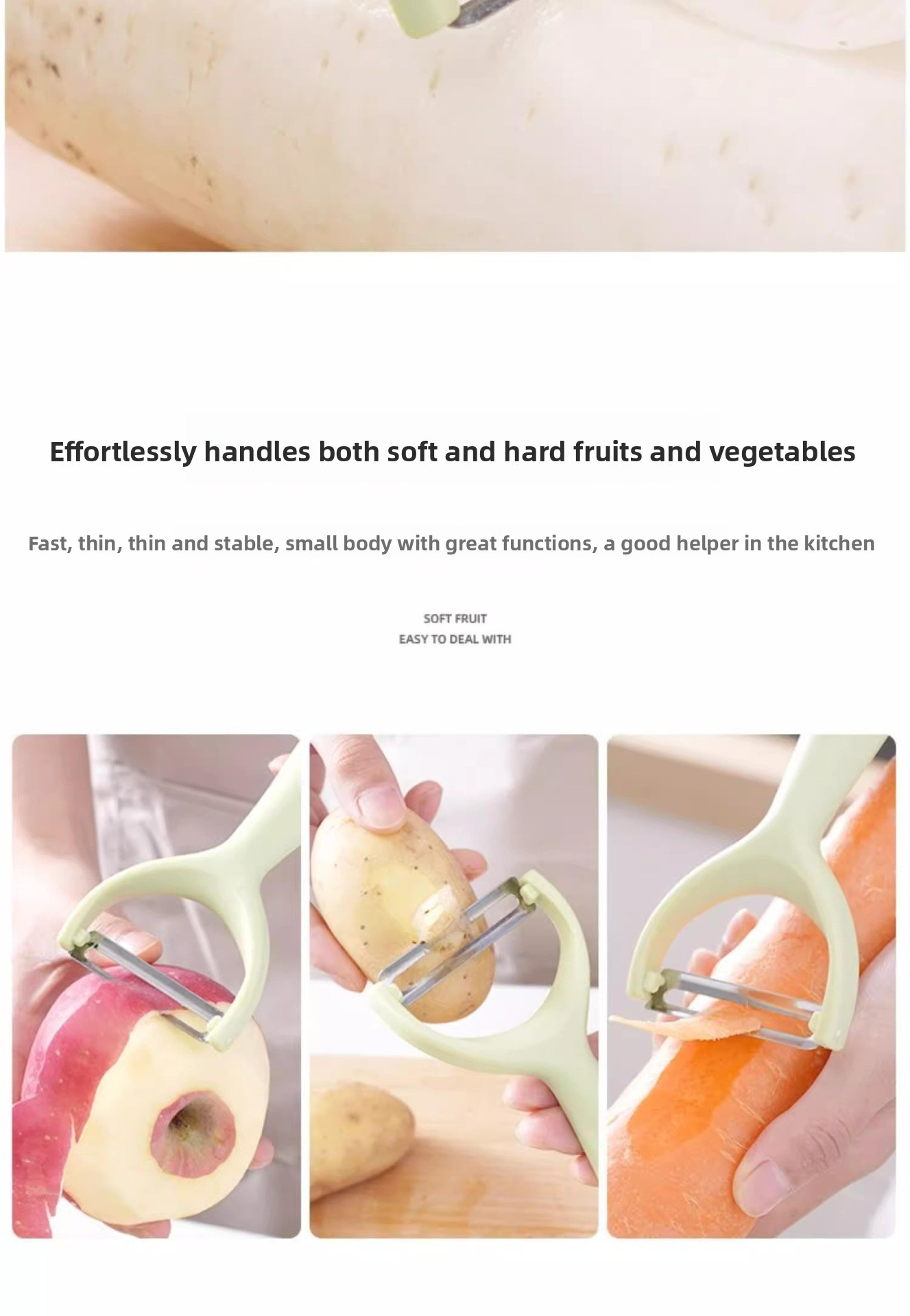 Stainless Steel Vegetable And Fruit Peeler With PP Handle For Kitchen Use 5